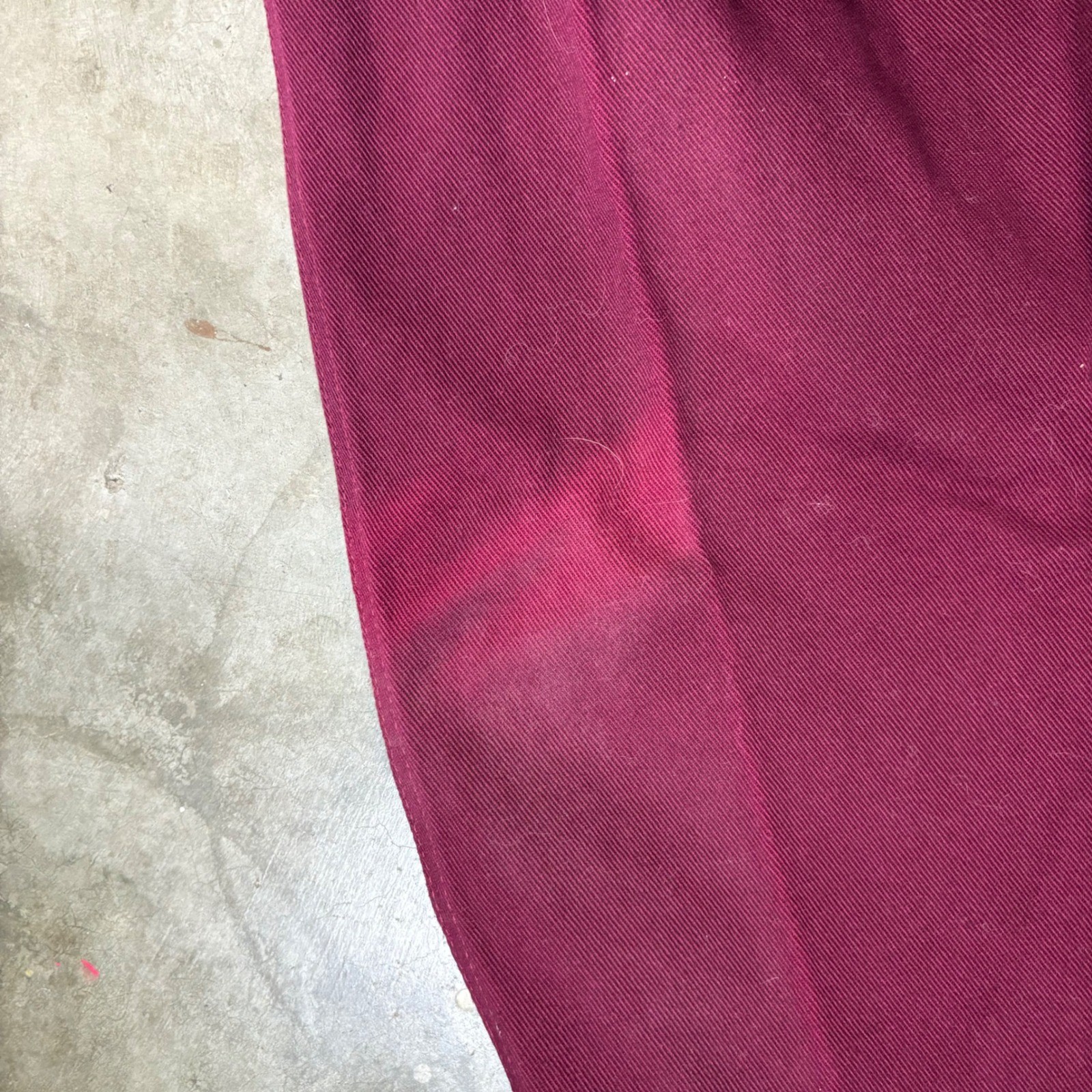 Vintage Ozark Mountain Red Western V-Yoke Jeans Womens 38×34 22 USA Burgundy
