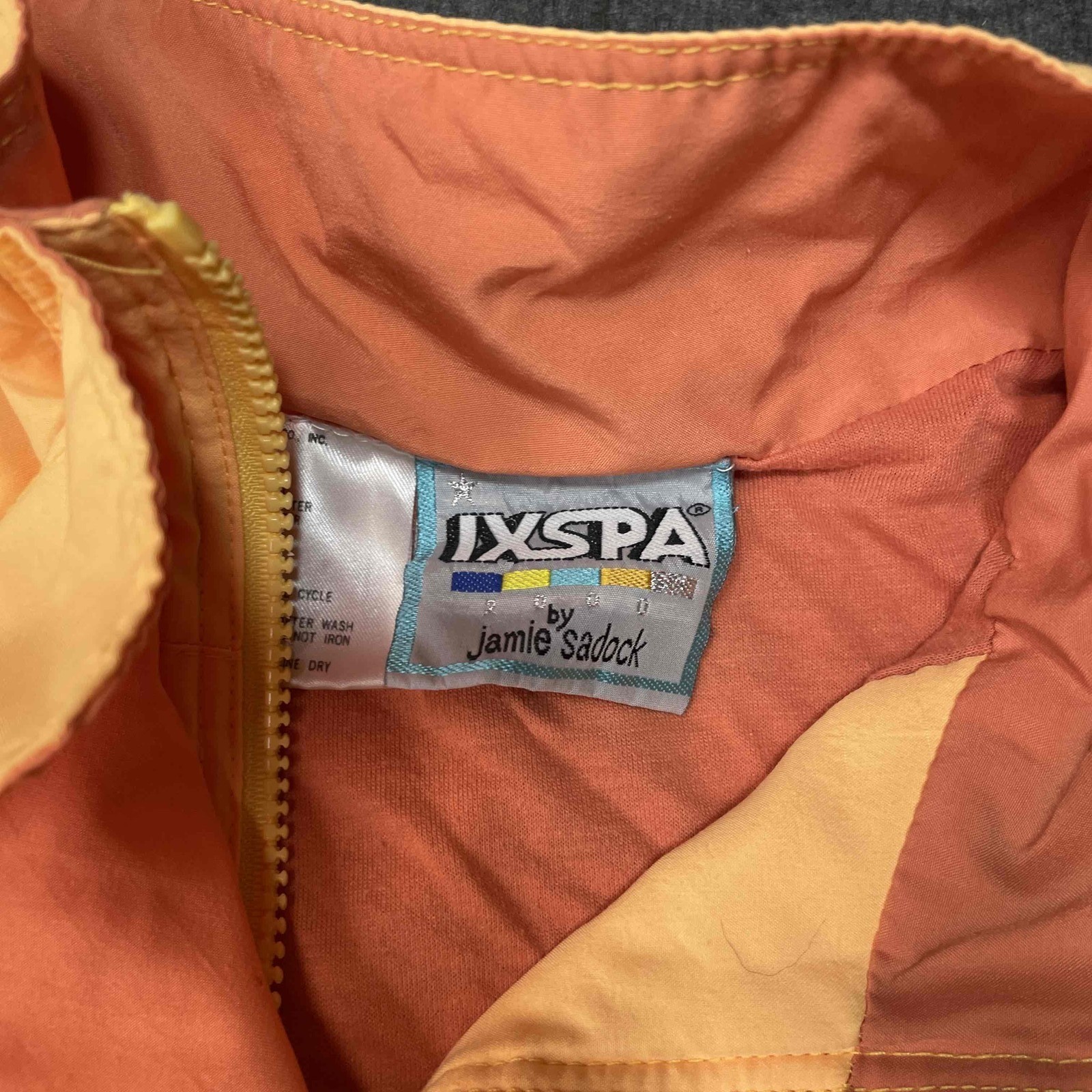 Vintage IXSPA Jacket Women Medium Jacket Color Block Ski Apres Retro 70s 80s