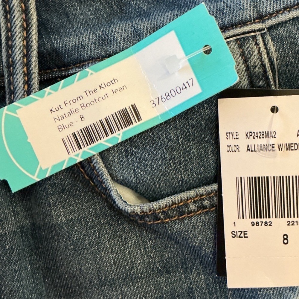 Kut From The Kloth Natalie Bootcut Jeans Blue Size 8 Stitch Fix New With Tags