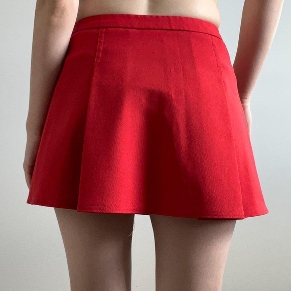 Head Vintage 80s/90s Red Mini Skirt