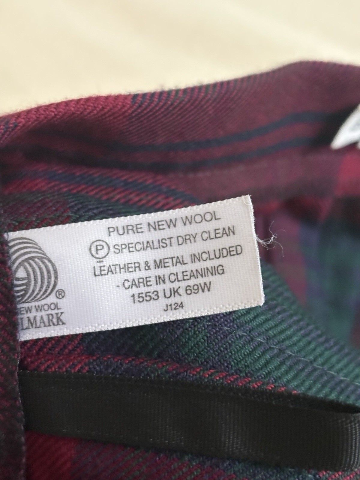 Vtg James Pringle Weavers Inverness Scotland Wool Tartan Kilt Academia Skirt 16