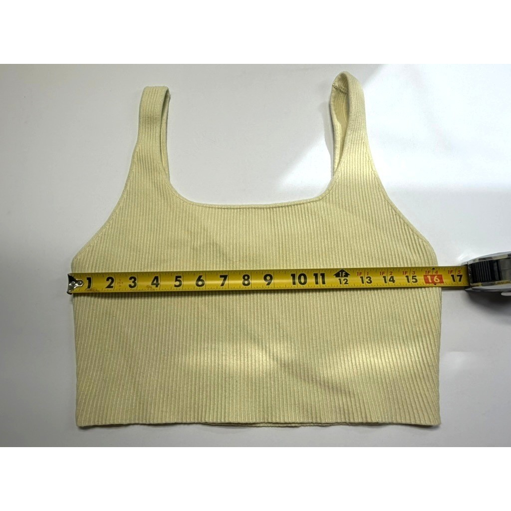 House of Harlow 1960 Ribbed Cropped Tank Top Large Knit vintage inspired