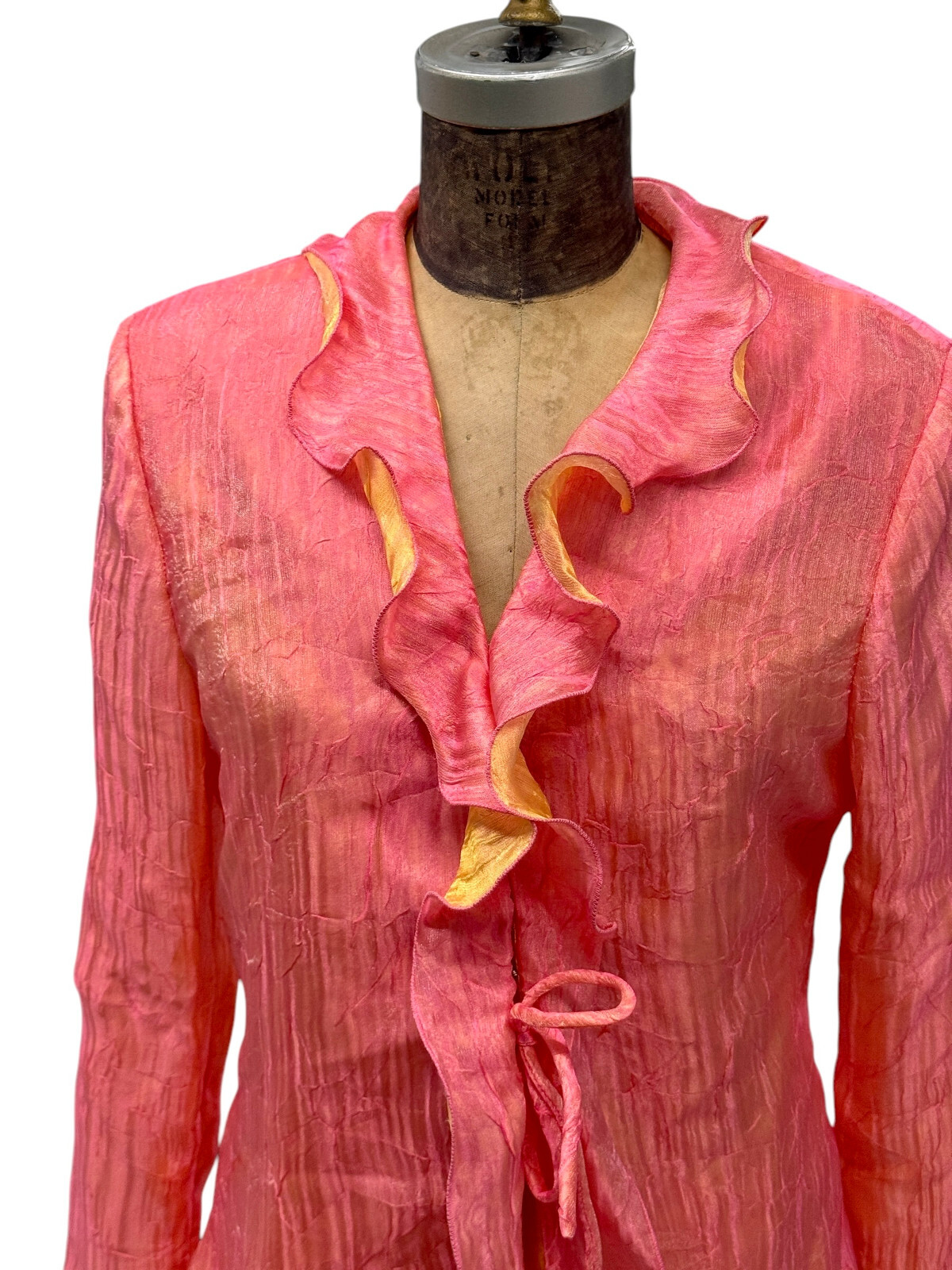 Vintage Teatro Dei Sogni By Beppe Bondi Summer Pink Skirt Suit Sz 10