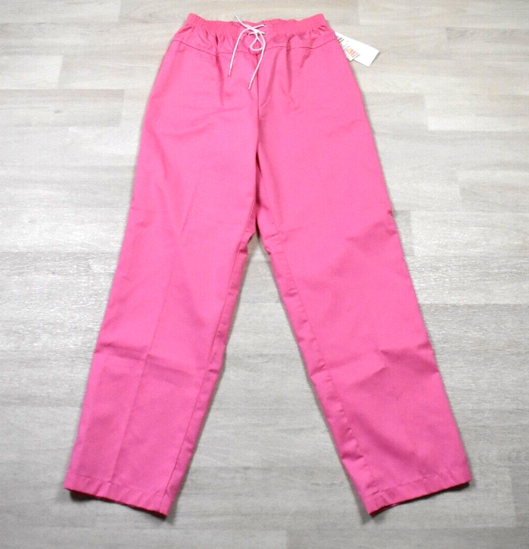 80s Messages Pink High Waist Trouser Pants Mob Wife NWT Deadstock VTG