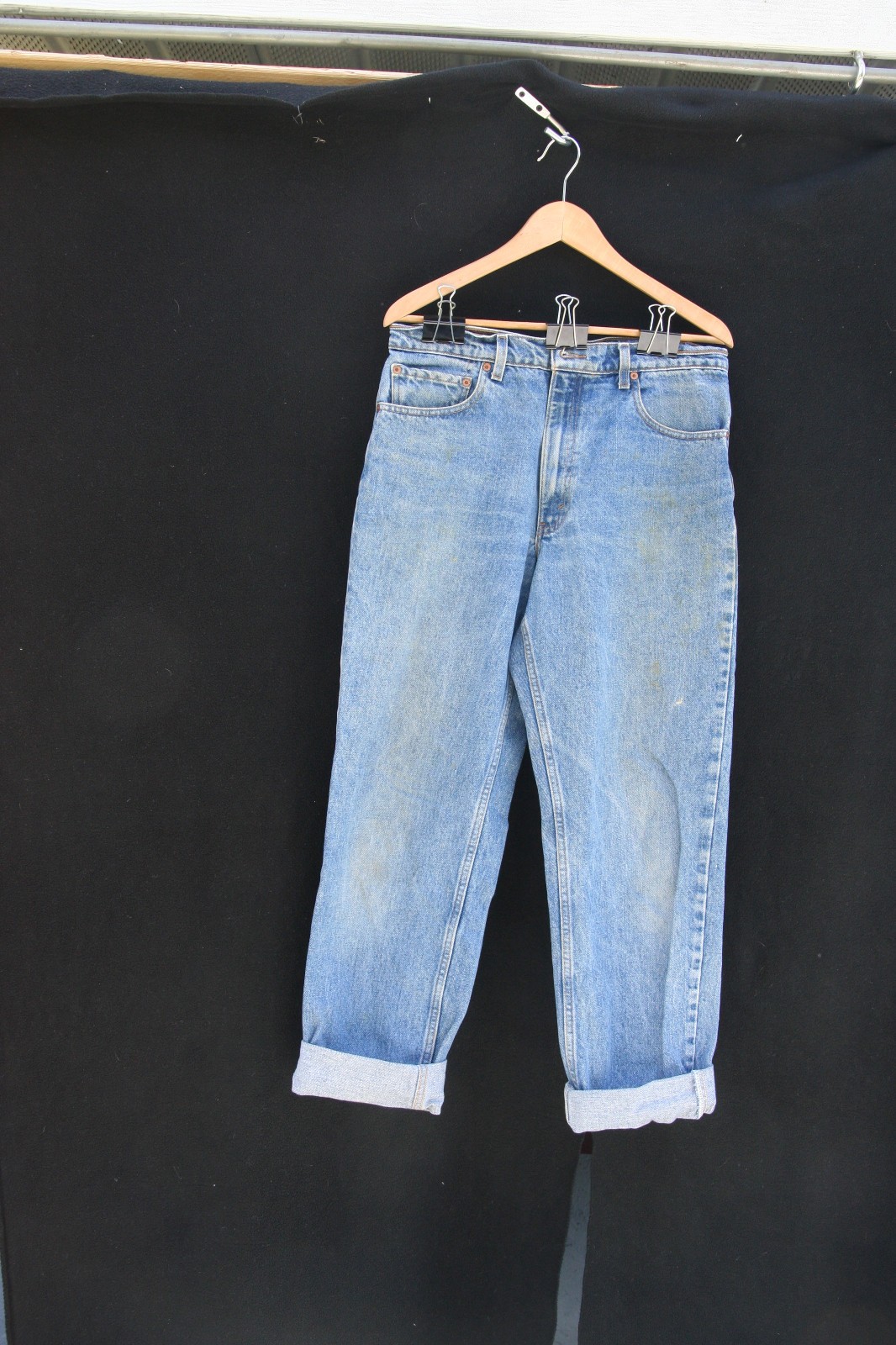 Levis 550 denim jeans 33 waist 32 length