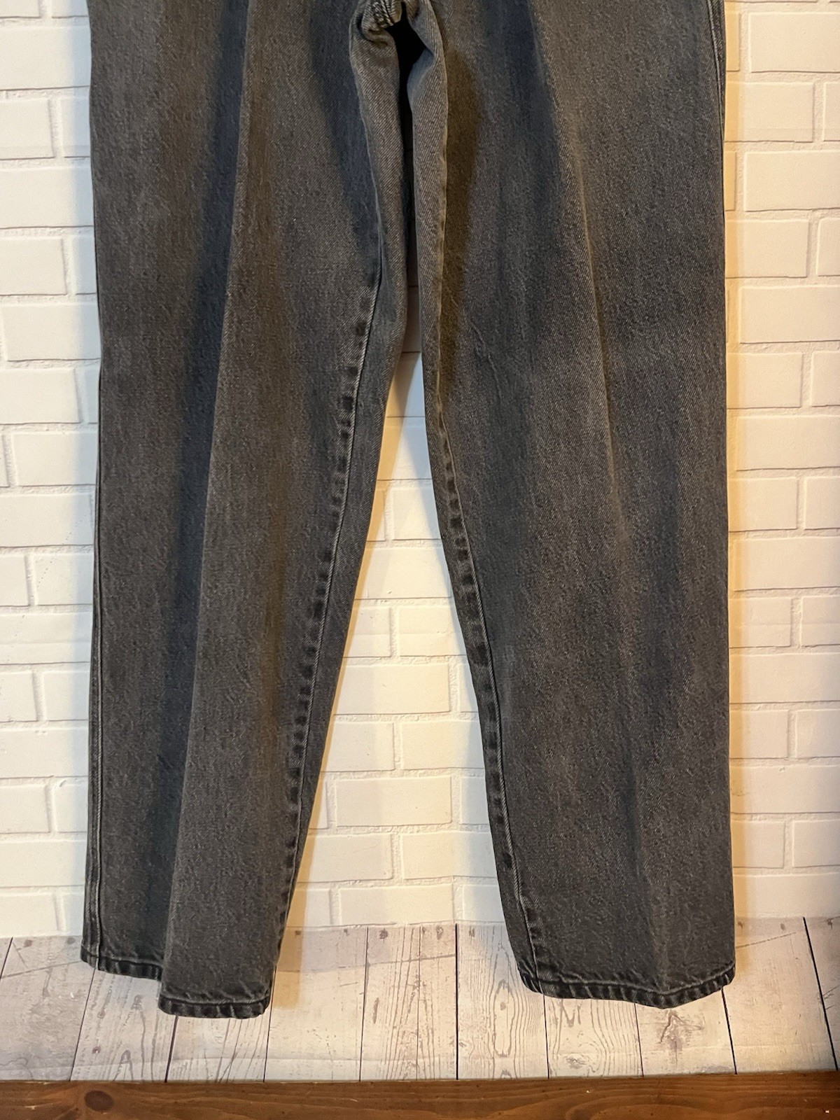 Rocky Mountain Jeans Rockies Black Western Mom Jeans Sz 33/15 Inseam 32” Rise 12