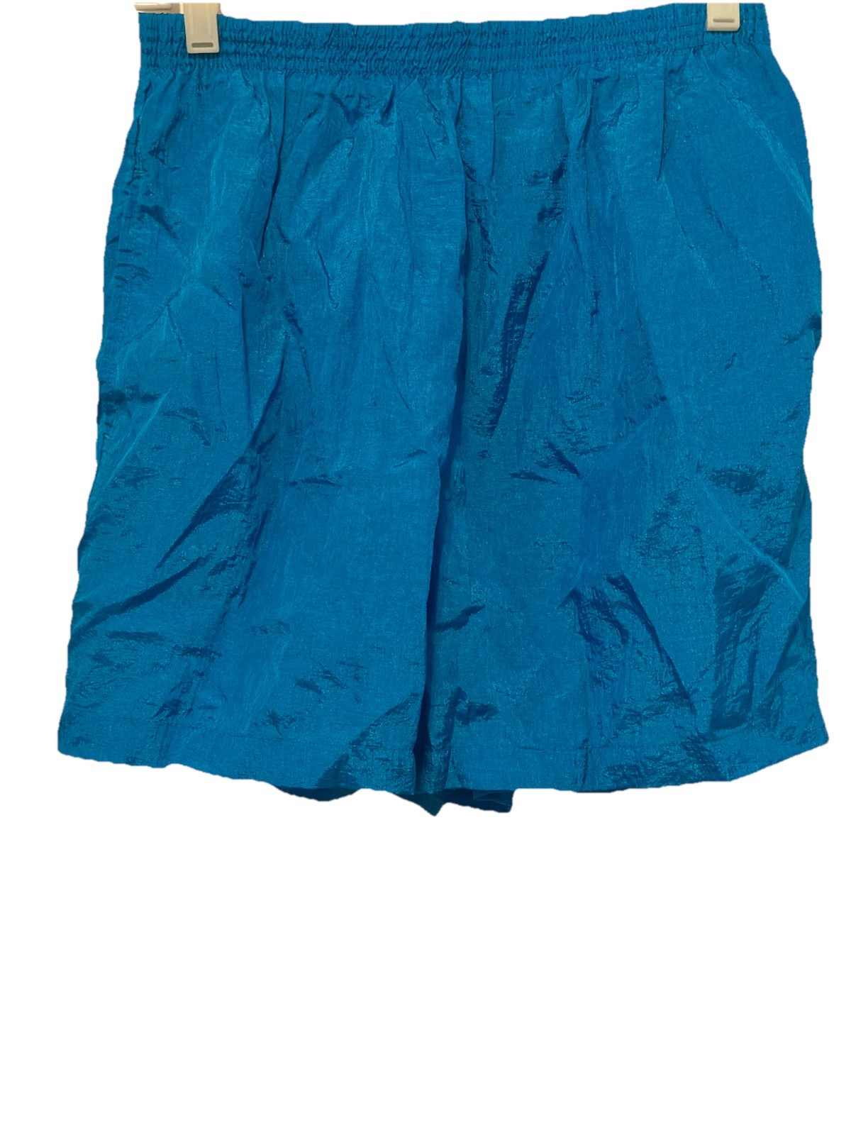 Vintage Y2K The Body Co Blue Nylon Athletic Shorts Women’s Medium 90’s Retro