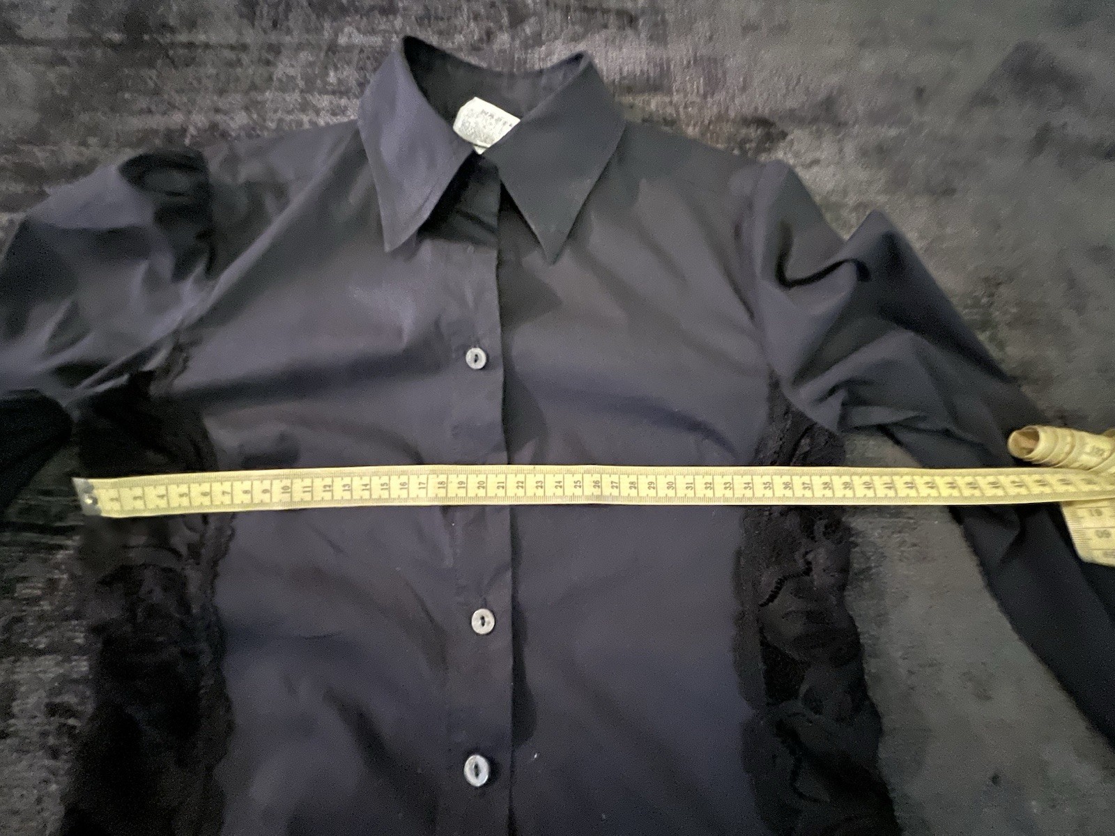 Vintage Dolce & Gabbana Wide Lace Insert Shirt Dress
