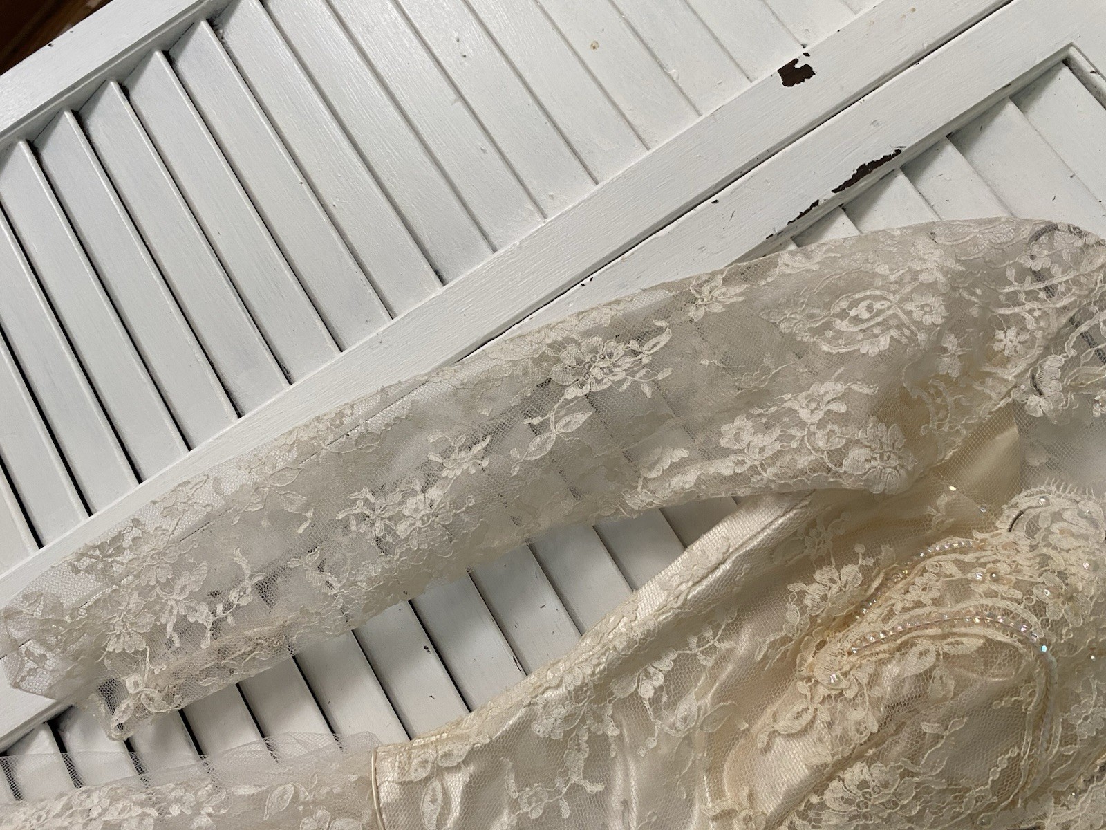 1950’s Tea Length Floral Lace DESIGNER Rockabilly WEDDING PARTY DRESS