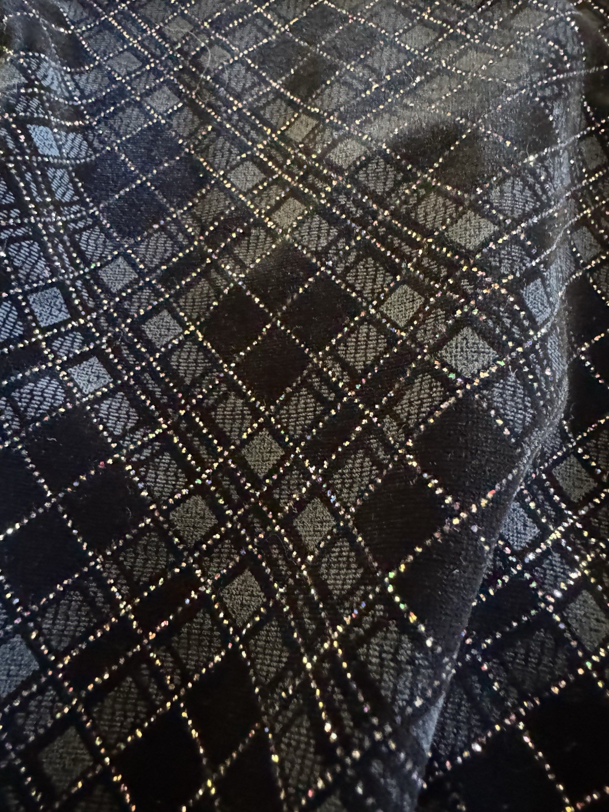 R&K Evening Vintage Cardigan See Photos For Measurments Black Sparkles #111