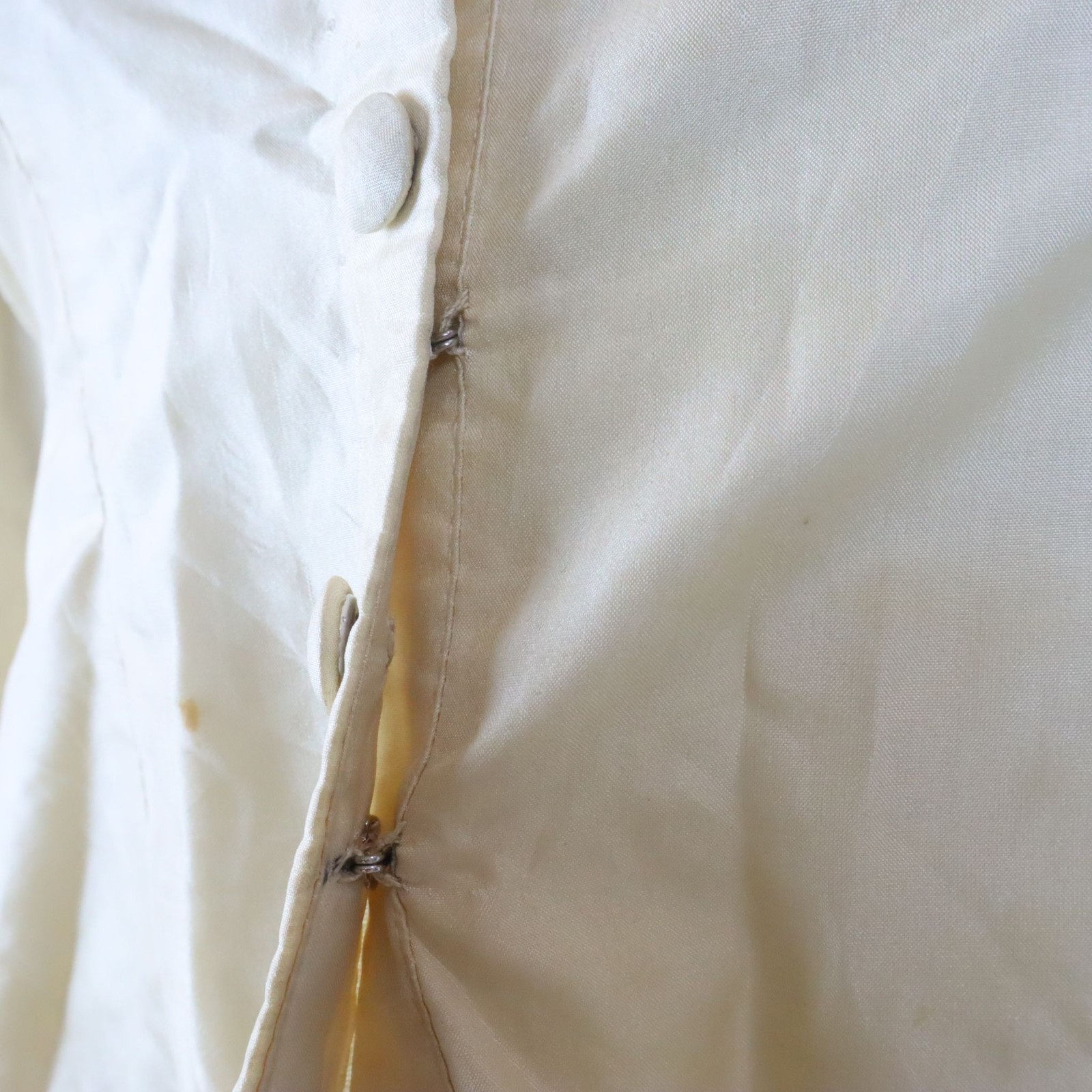 Antique Edwardian Victorian Button Up Undergarment Top 1900s Women’s XS