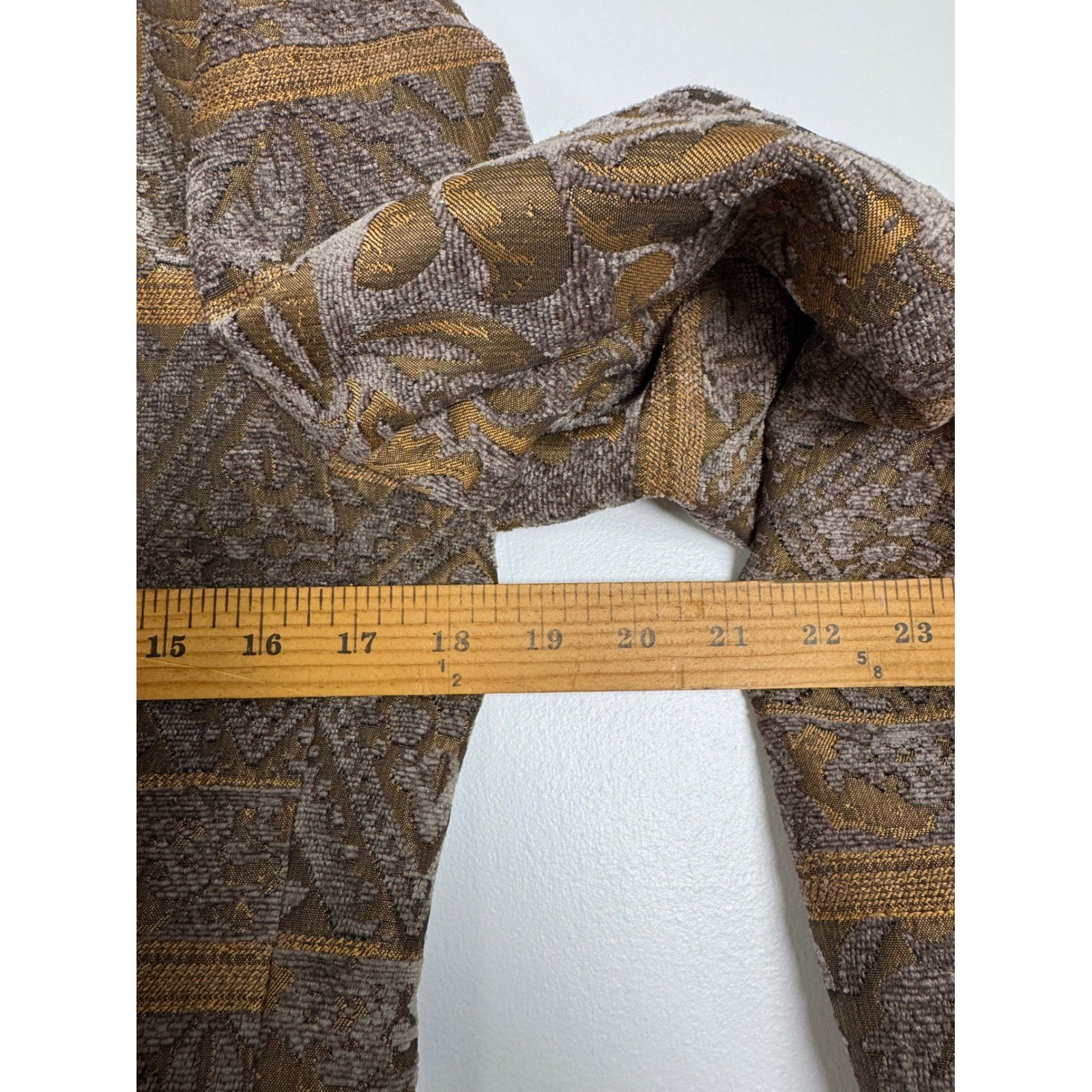 Vintage Harve Benard Womens Size 6 Tapestry Blazer Bronze Gold Damask Jacket