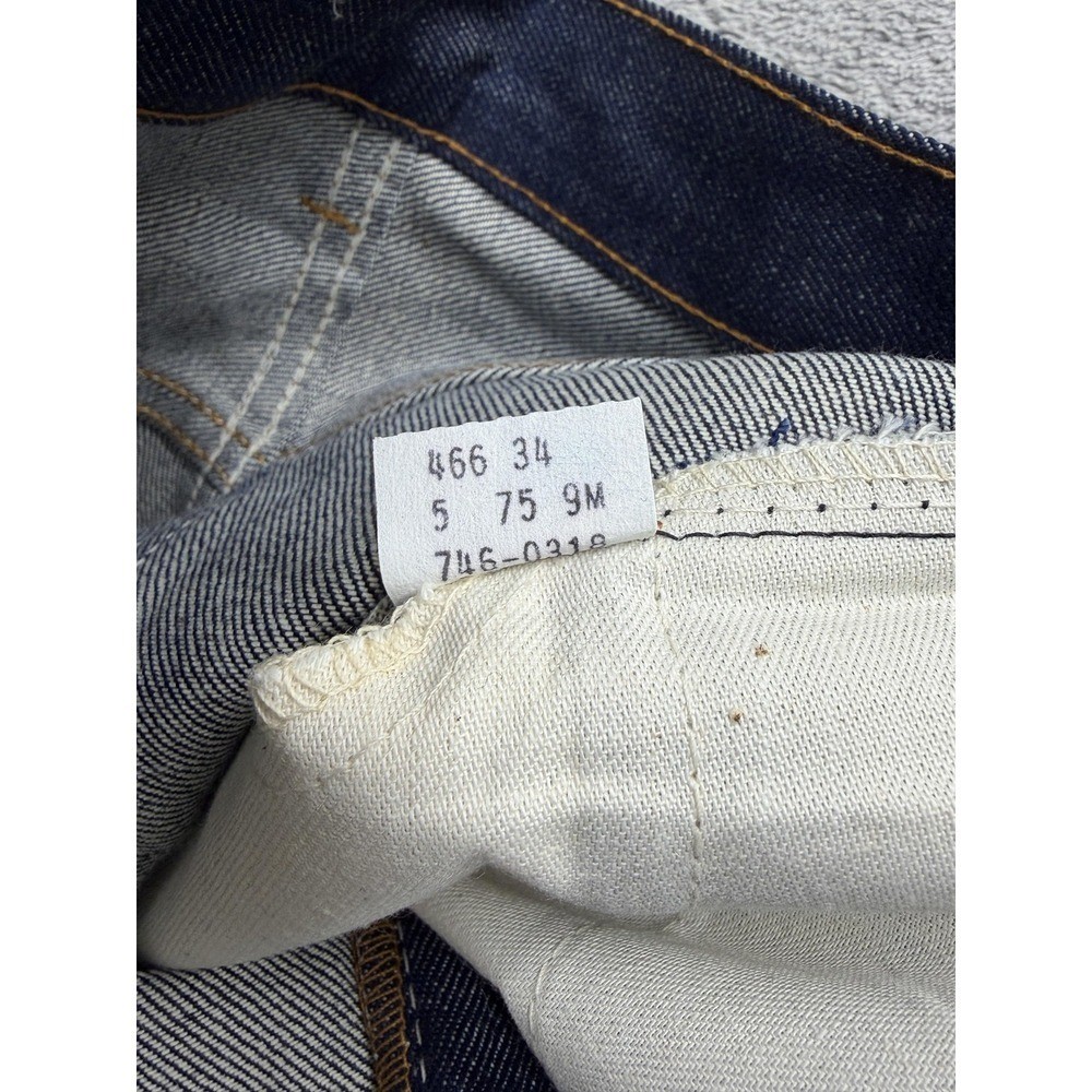 Vintage Levis 746 Bell Bottom Jeans Mens 27×32 Blue Student Flare Made USA 70s
