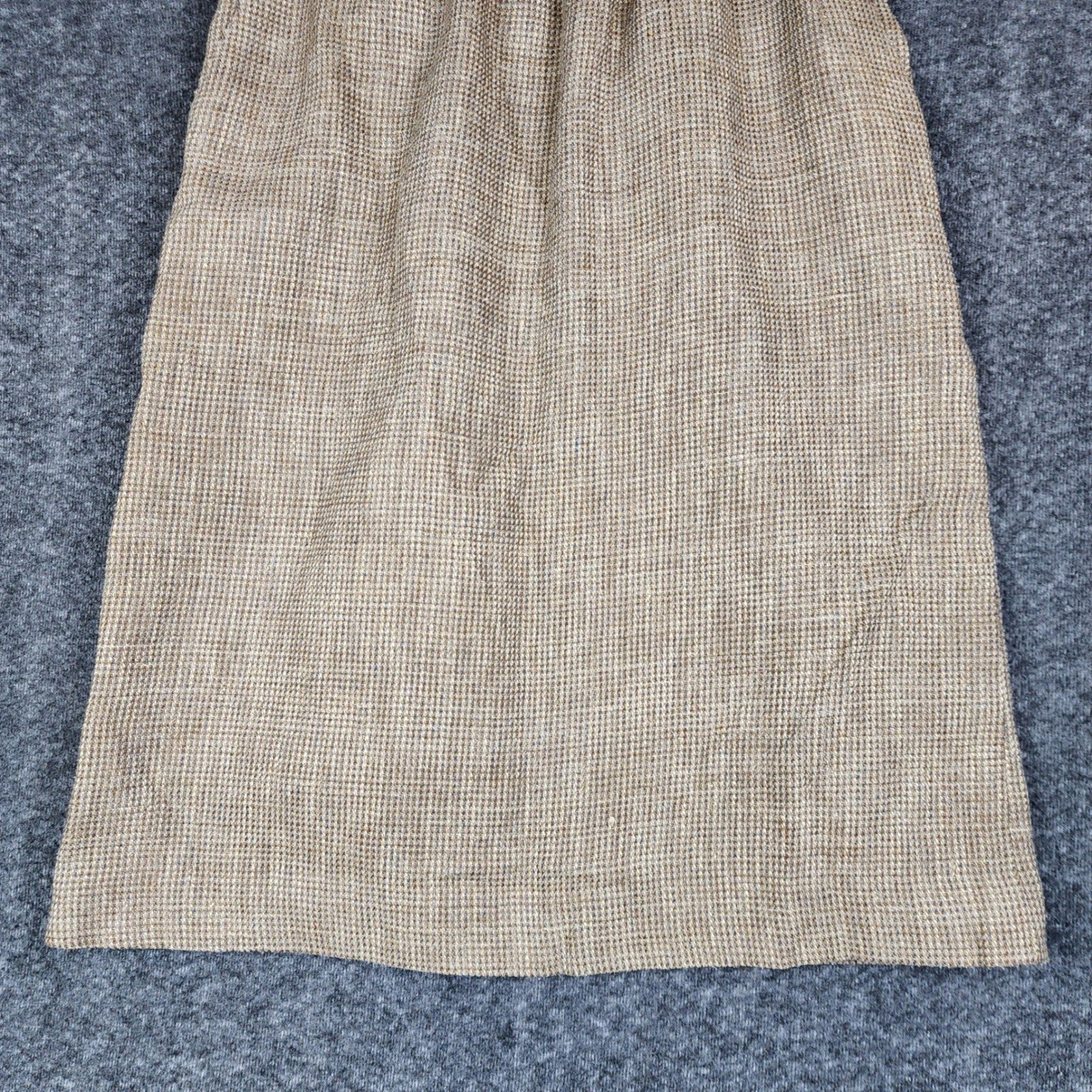 Haggar Classics Skirt Women 26 Brown 100% Pure Wool Tweed Midi Vintage