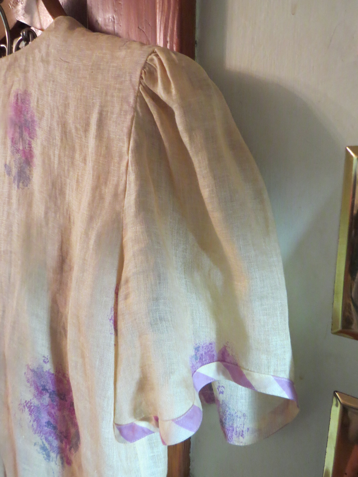 Vintage Hanae Mori Boutique 2 PIECE SZ 4 FINEST LINEN MONEY CAN BUY SEE DESCRIPT