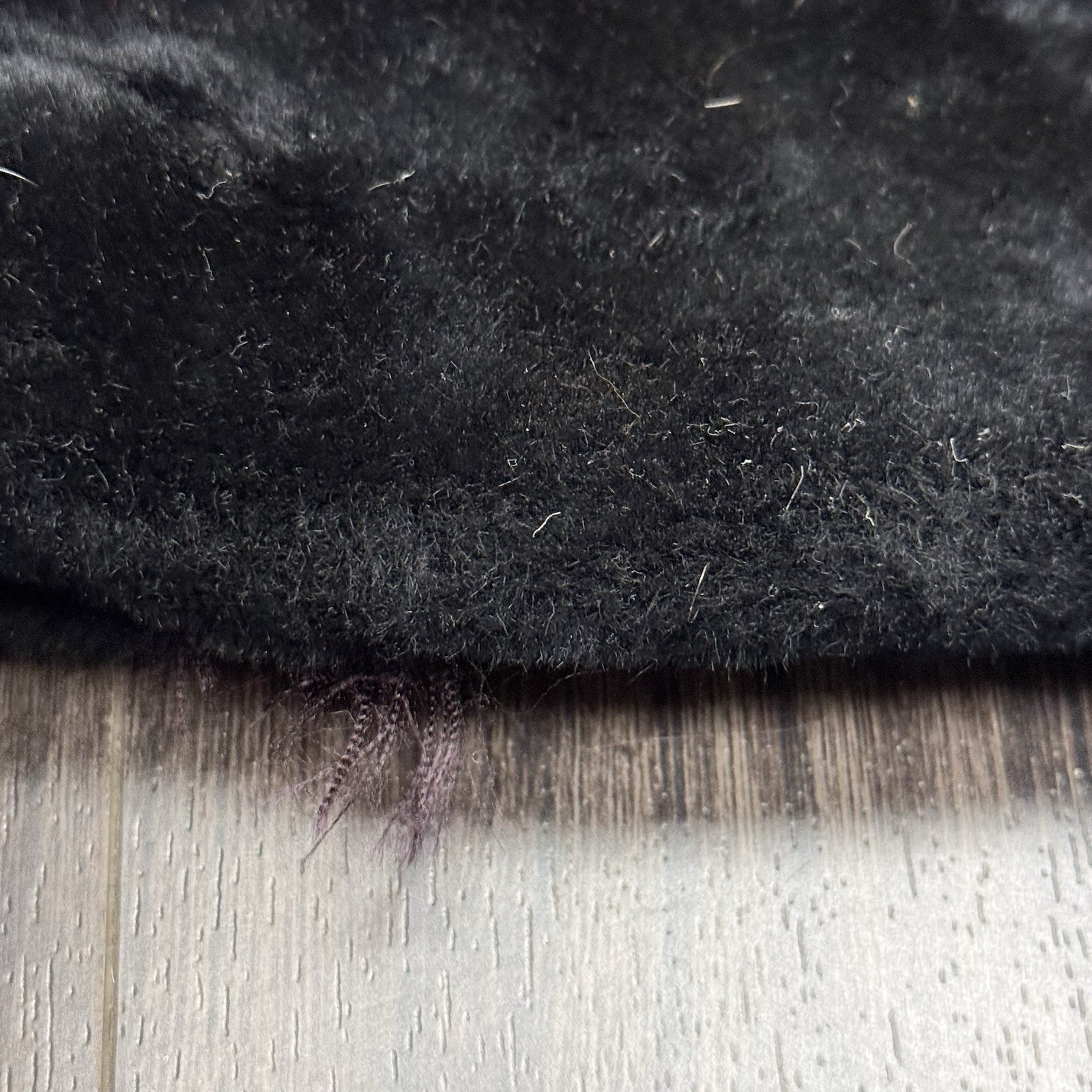 Vintage Charles Klein Black Faux Fur Long Overcoat Size Large Women’s