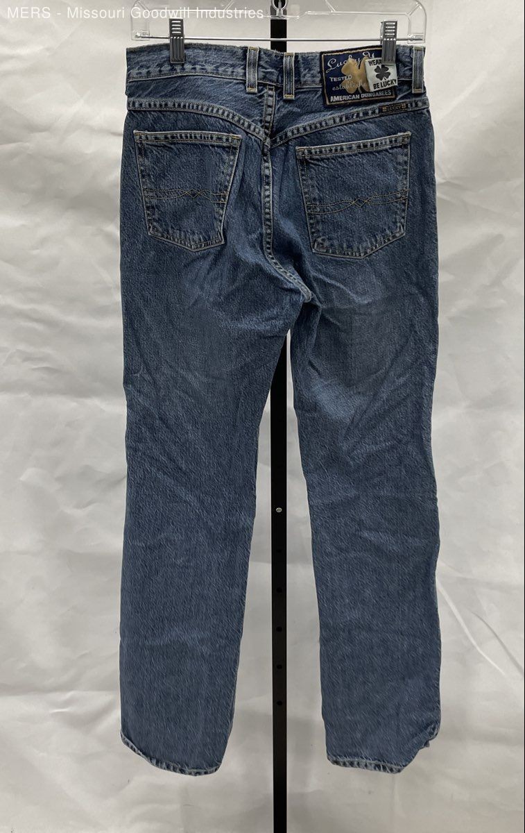 Vintage 90s Lucky Brand Women’s Blue American Made Jeans Dungarees Sz 6 28