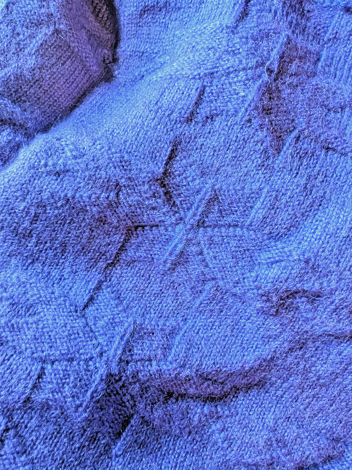 Vintage Obermeyer Sweater Womens Medium Wool Katia Snowflake Pattern Purple
