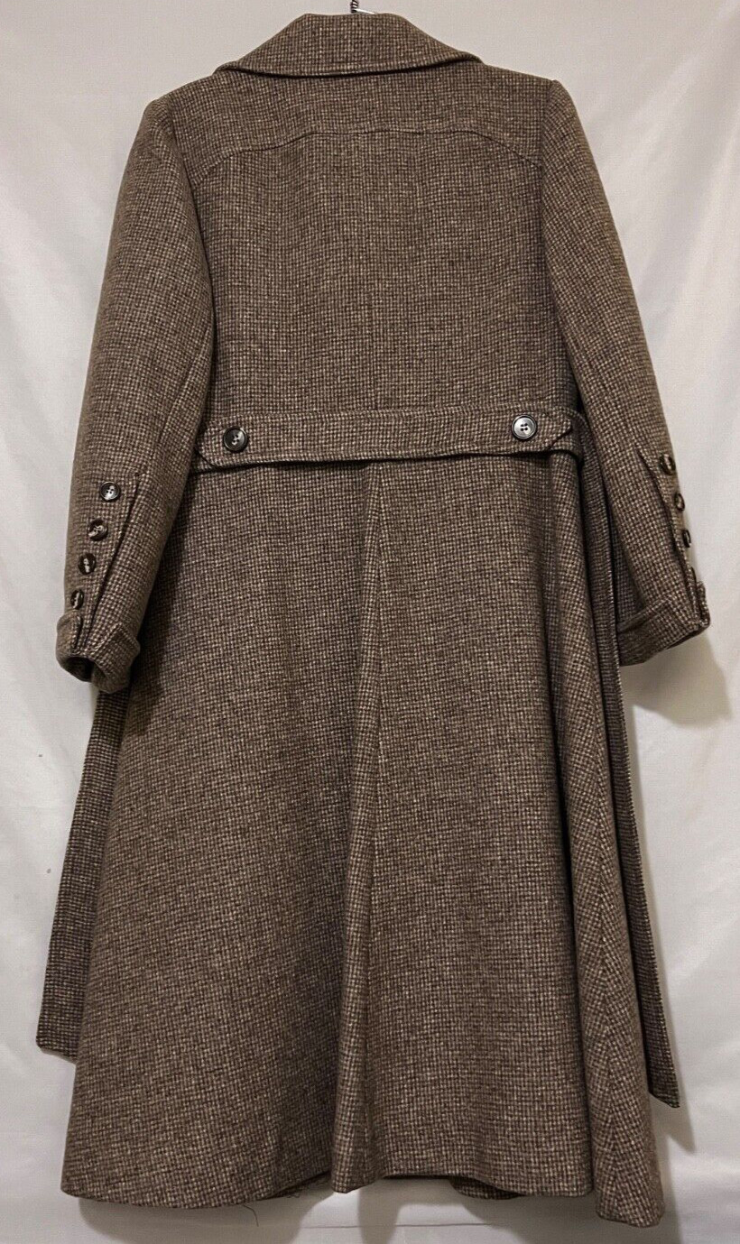 International Ladies Garment Workers Union Womens S Tweed Check Peacoat ILGWU