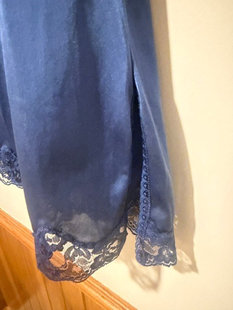 Womens half slip by Bestform blue, large, 26 inches long