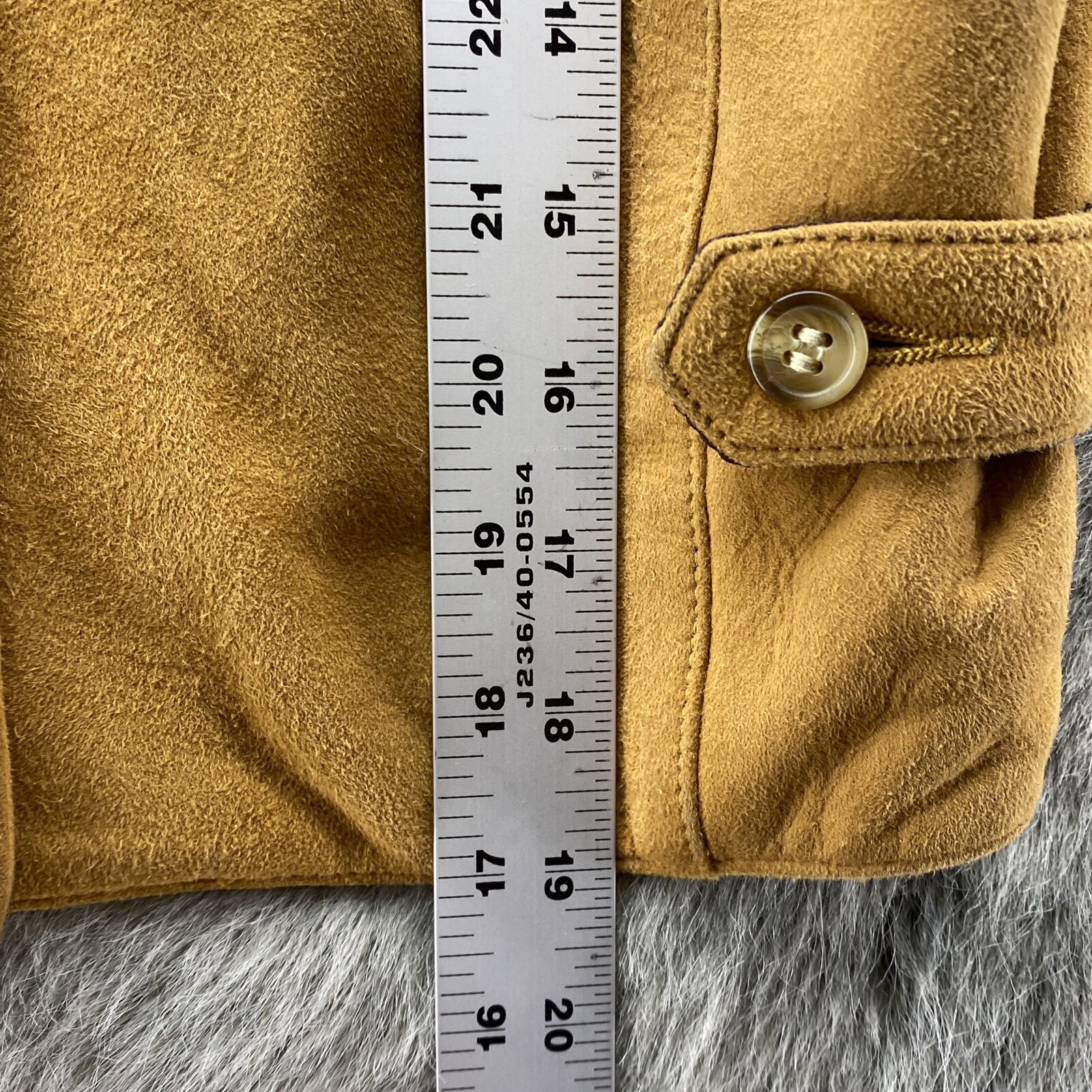 Timberland Tan Lambskin Leather Vest Weather Gear Paisley VTG Western Womens S