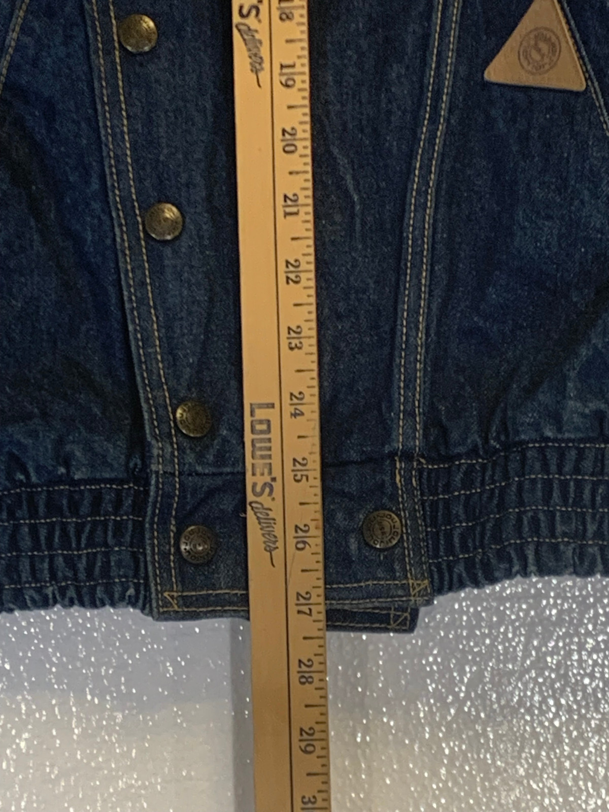 Vintage 80s Jou Jou Denim Motorcycle Biker Retro Women’s Jean Jacket Sz. M