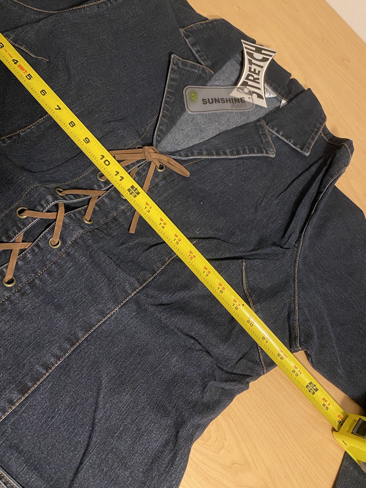 Vintage Sunshine Apparel Denim Jumpsuit Women’s Size 20W NOS Deadstock New