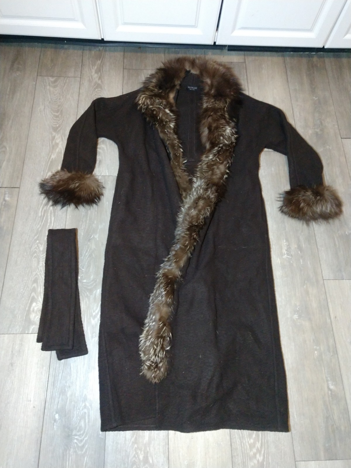 Vintage 1980s Designer Yeohlee NYC Woman’s Fur Coat
