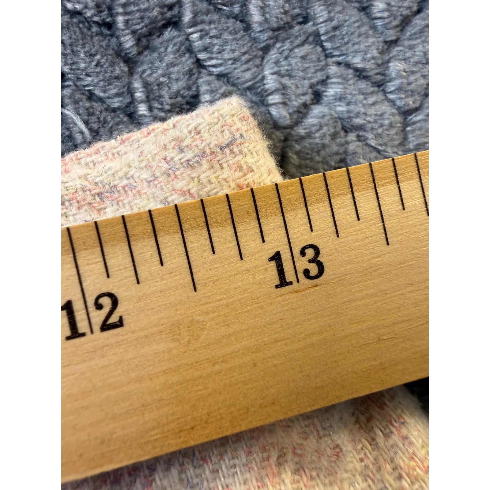 Vintage Wool Blend Tweed Midi Skirt Cream Pastel Multi Pleated Pencil Size 10/11