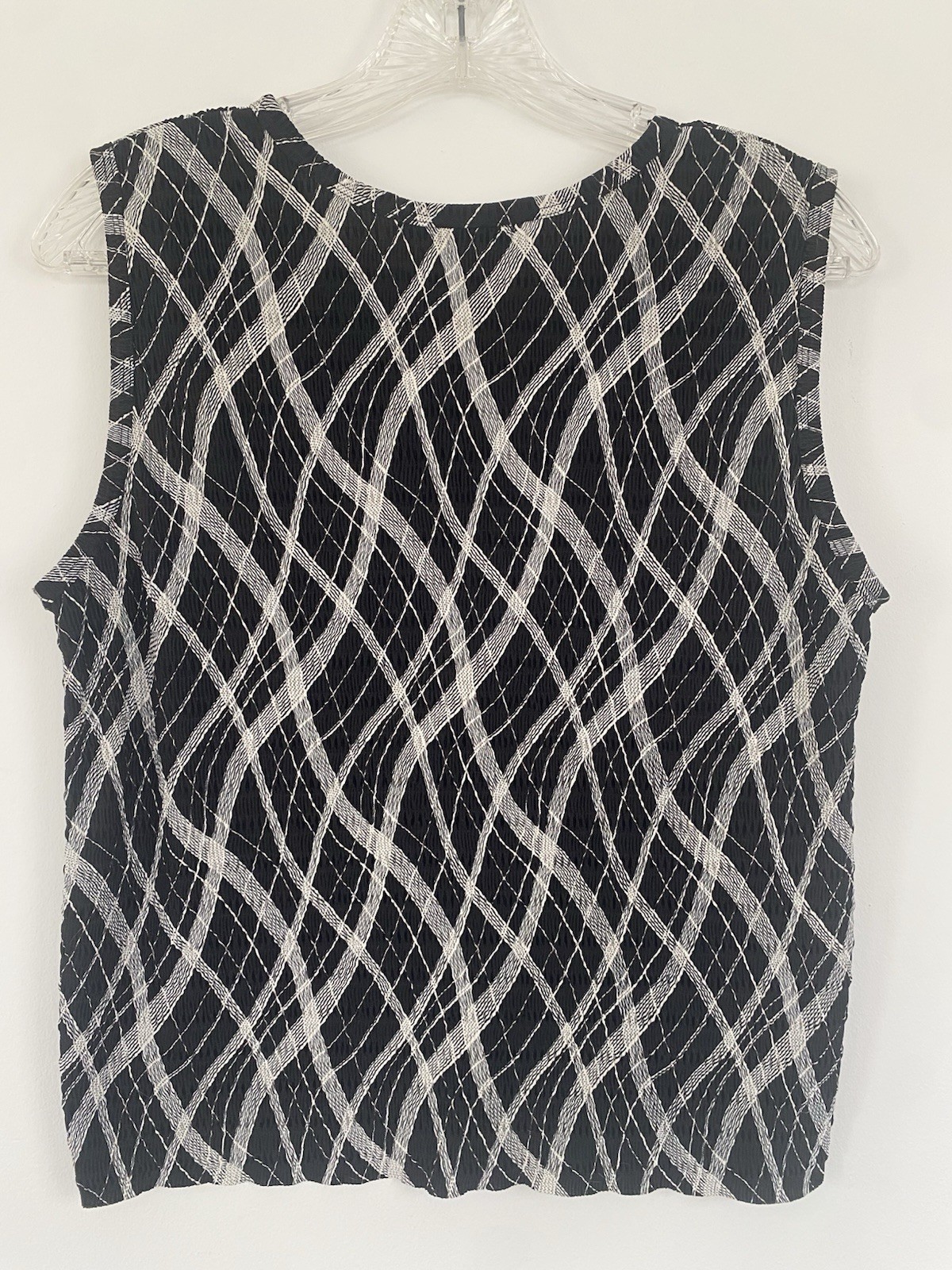Vintage Pleat Pleat By Rafael 2 Piece Set Tank Maxi Skirt Medium Geometric