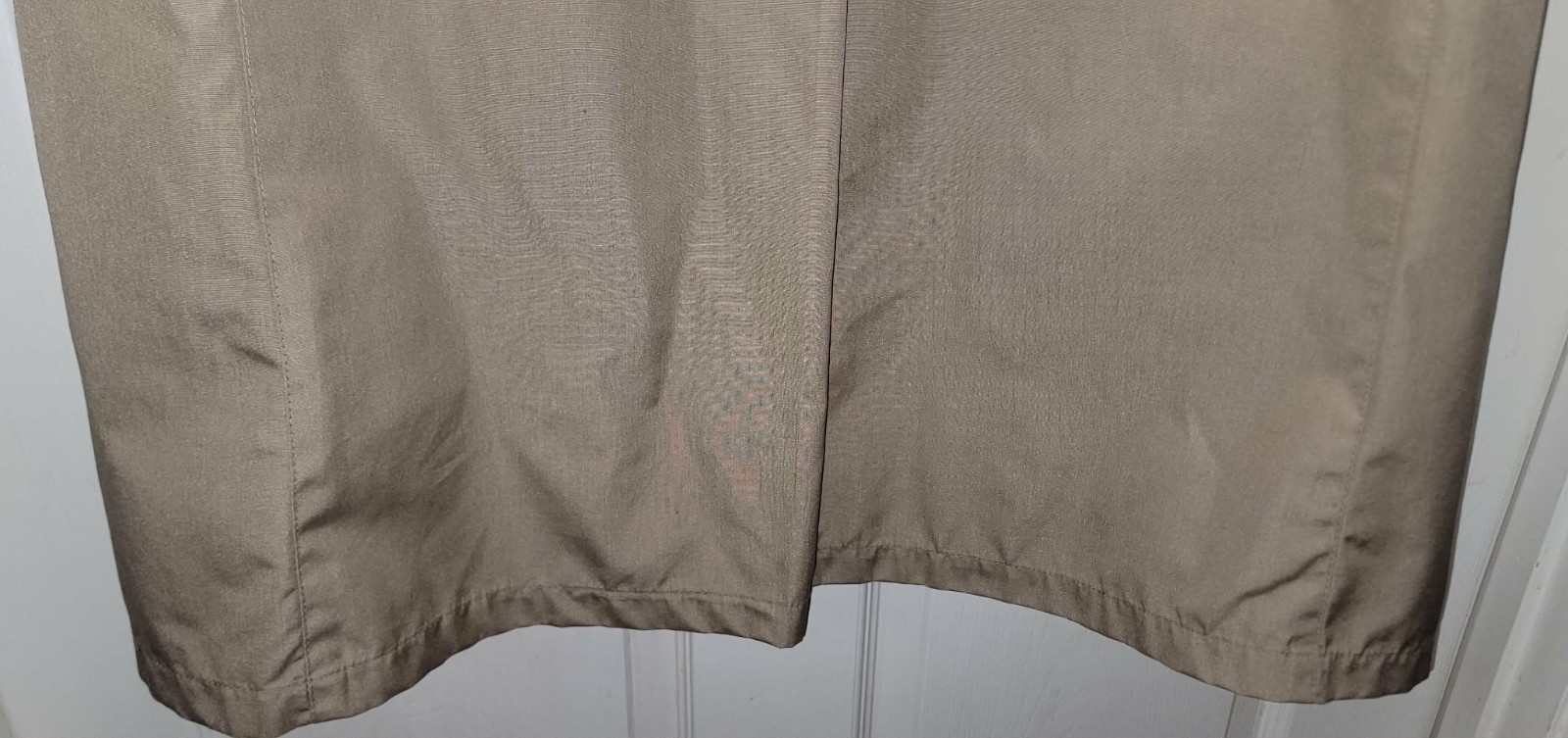 Vintage Allison Smith Plaid Lined VTG Trench Rain Coat Size 12