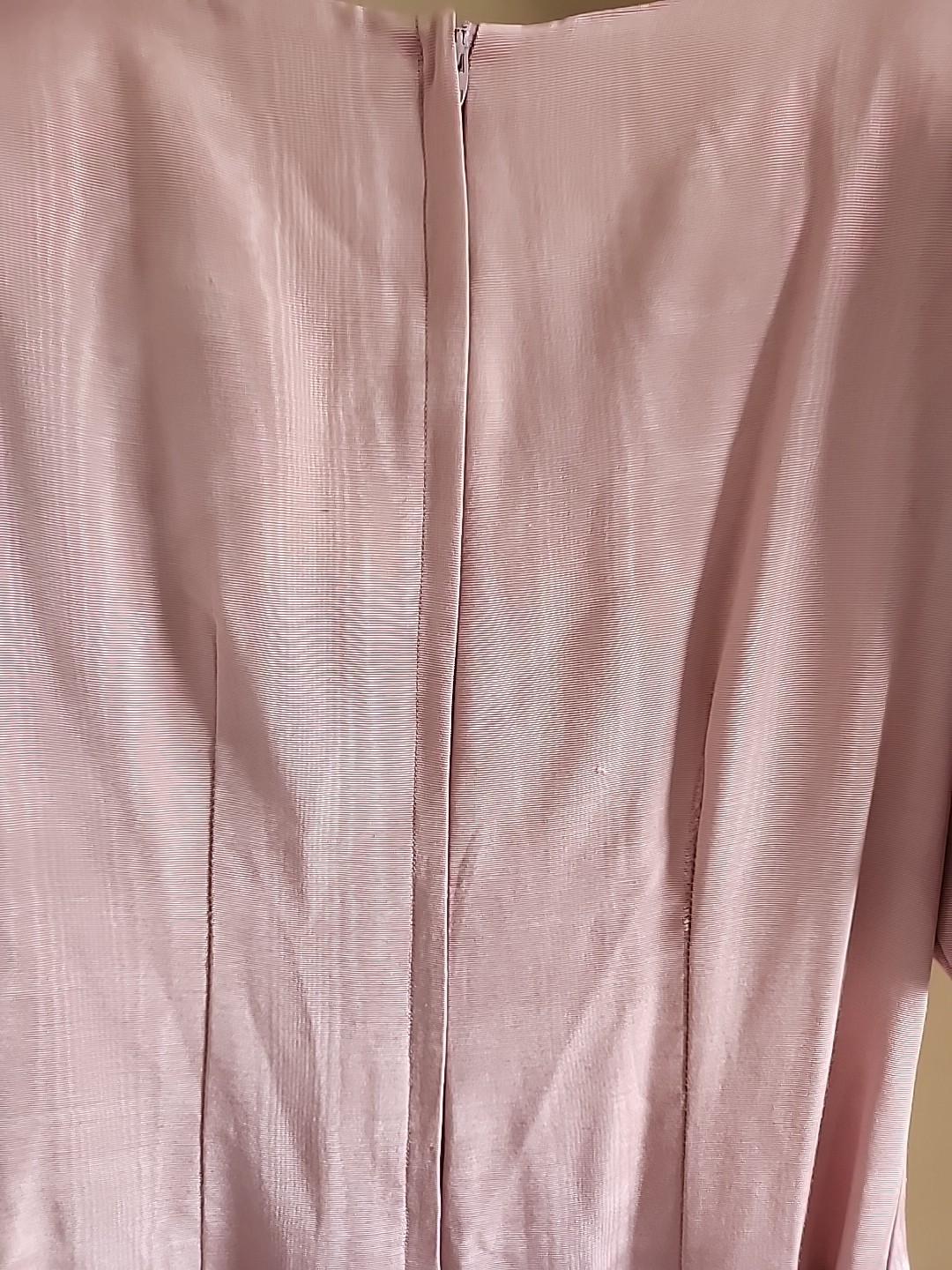 Vintage Cachet by Bari Protas Pink Puff Sleeve Lace Trim Dress PrairieCottagecor