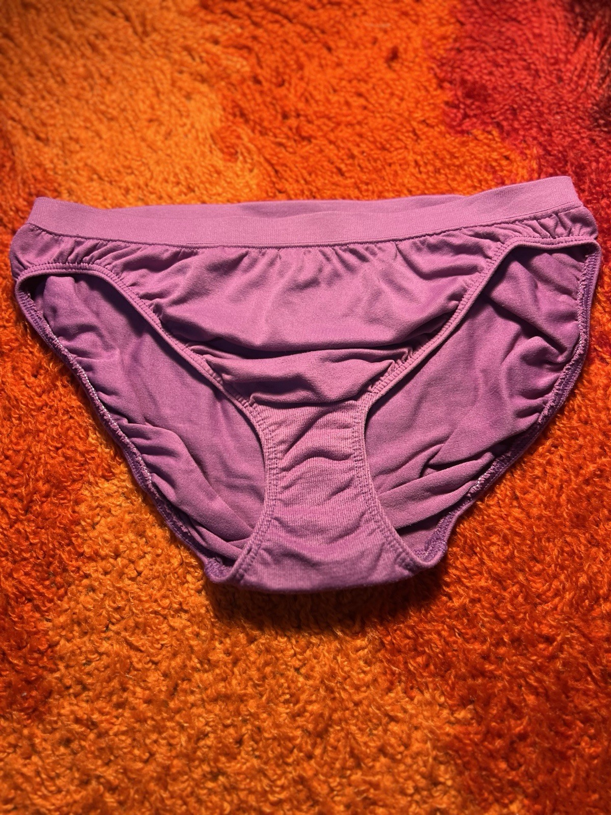 Vtg Y2K Victoria’s Secret Body By Victoria Hiphugger Nylon Panties M 2001 Purple