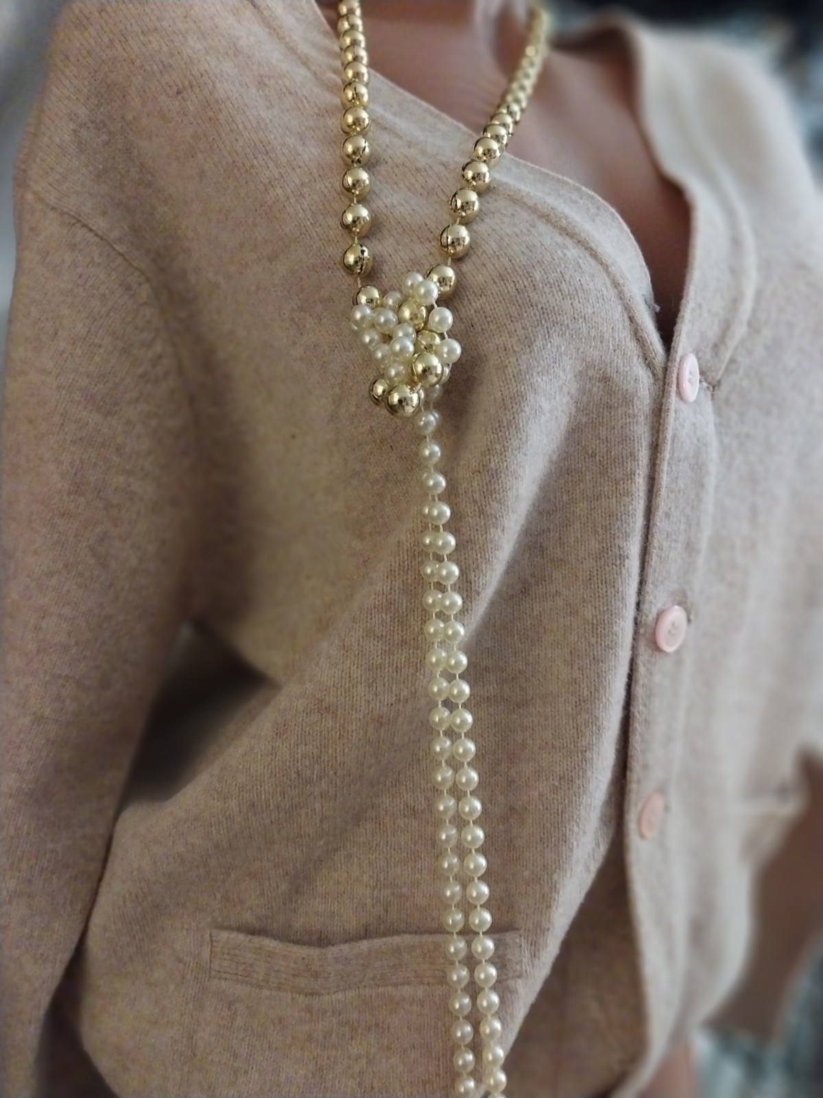 vtg Cardigan Dopio Cardigan 42 L NEW Kurt Kobain LAMBSWOOL