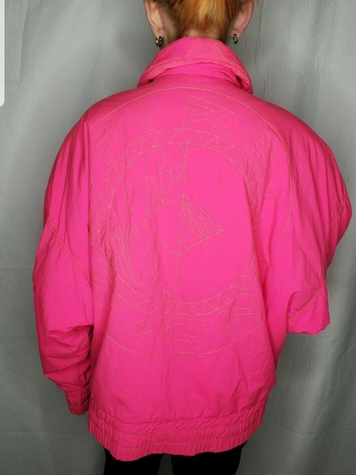 VTG 90s 🔥Fire and Ice❄ Hot Pink Small Winter Ski Jacket Sunice Rare Coat EUC
