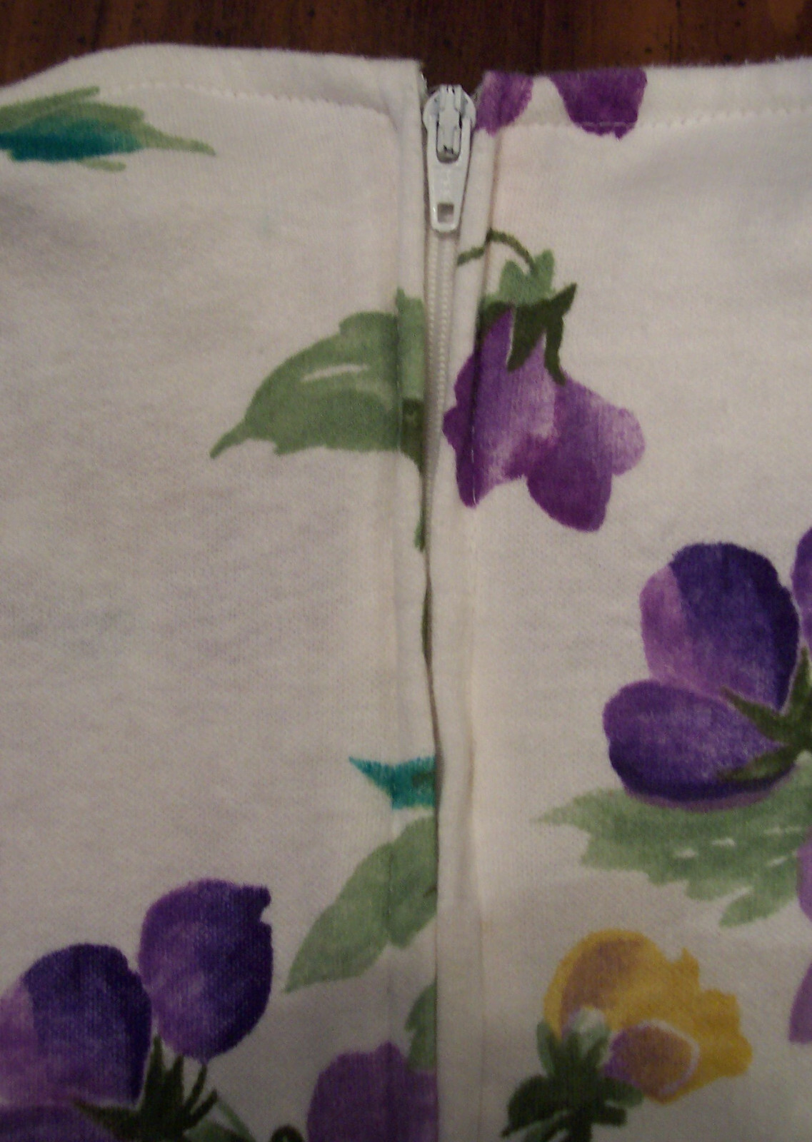 Vintage EXPO 1980s Floral Pansy Circle Dress – Size: 10