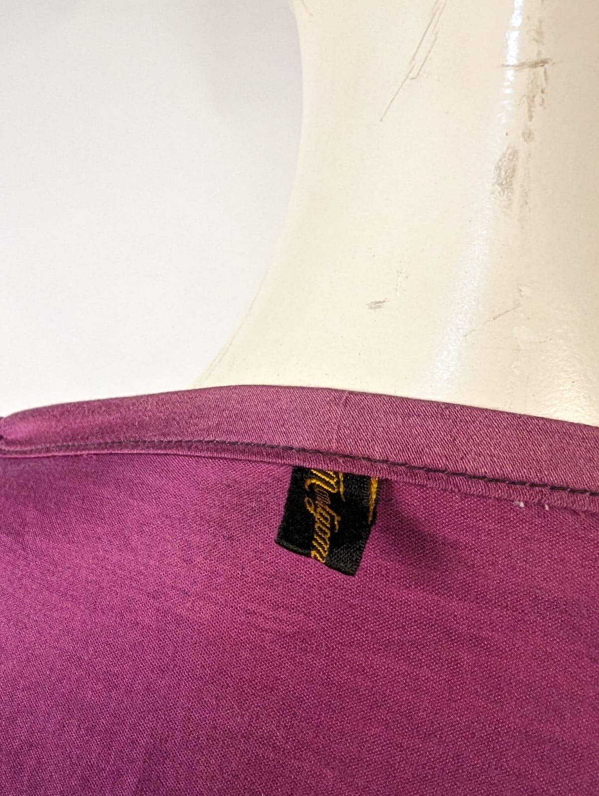 EDWARDIAN PURPLE COTTON PETTICOAT BY MONTGOMERY WARD