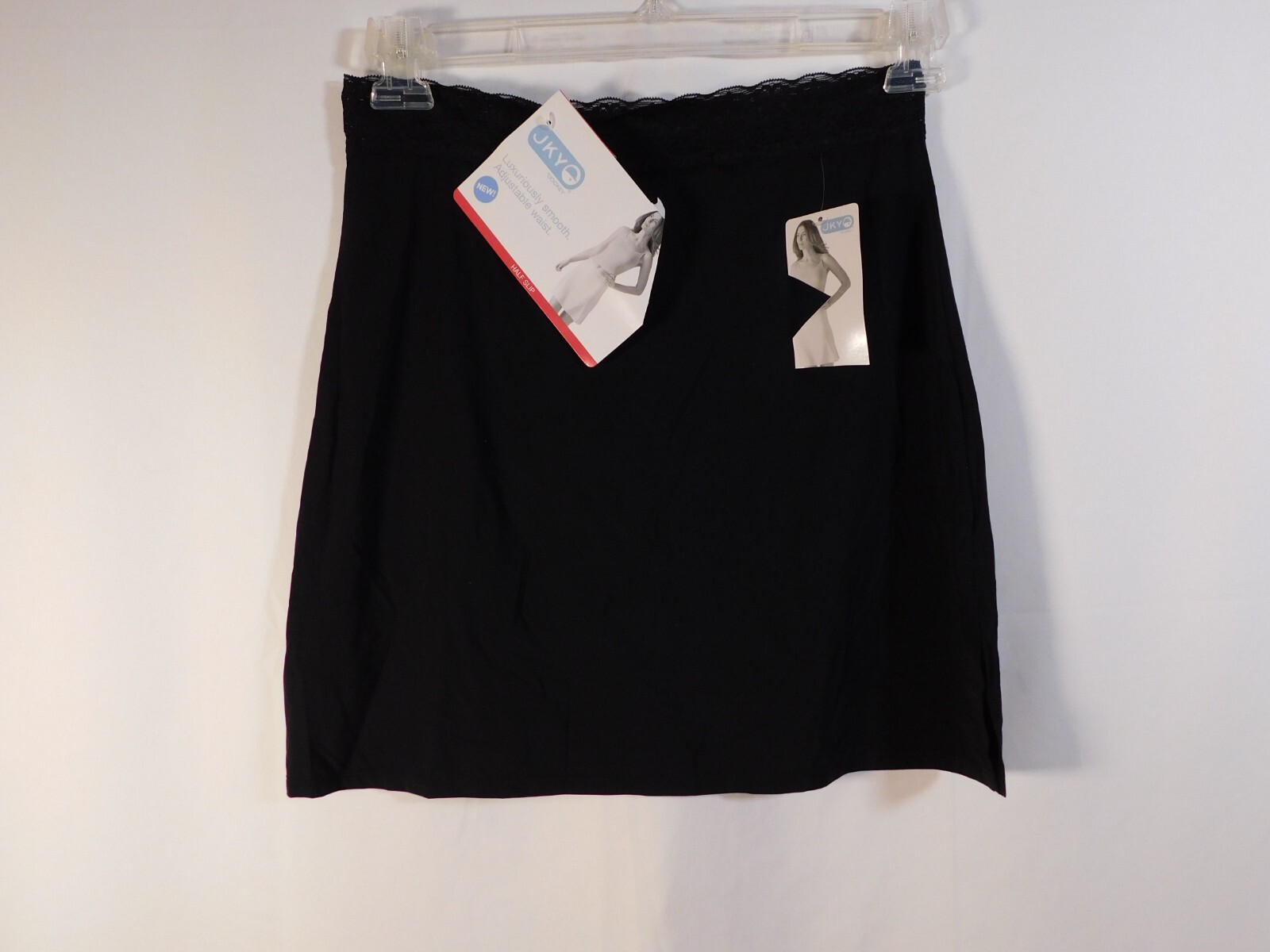 Jockey Slip Womens Black 17.5″ Half Slip Size Medium