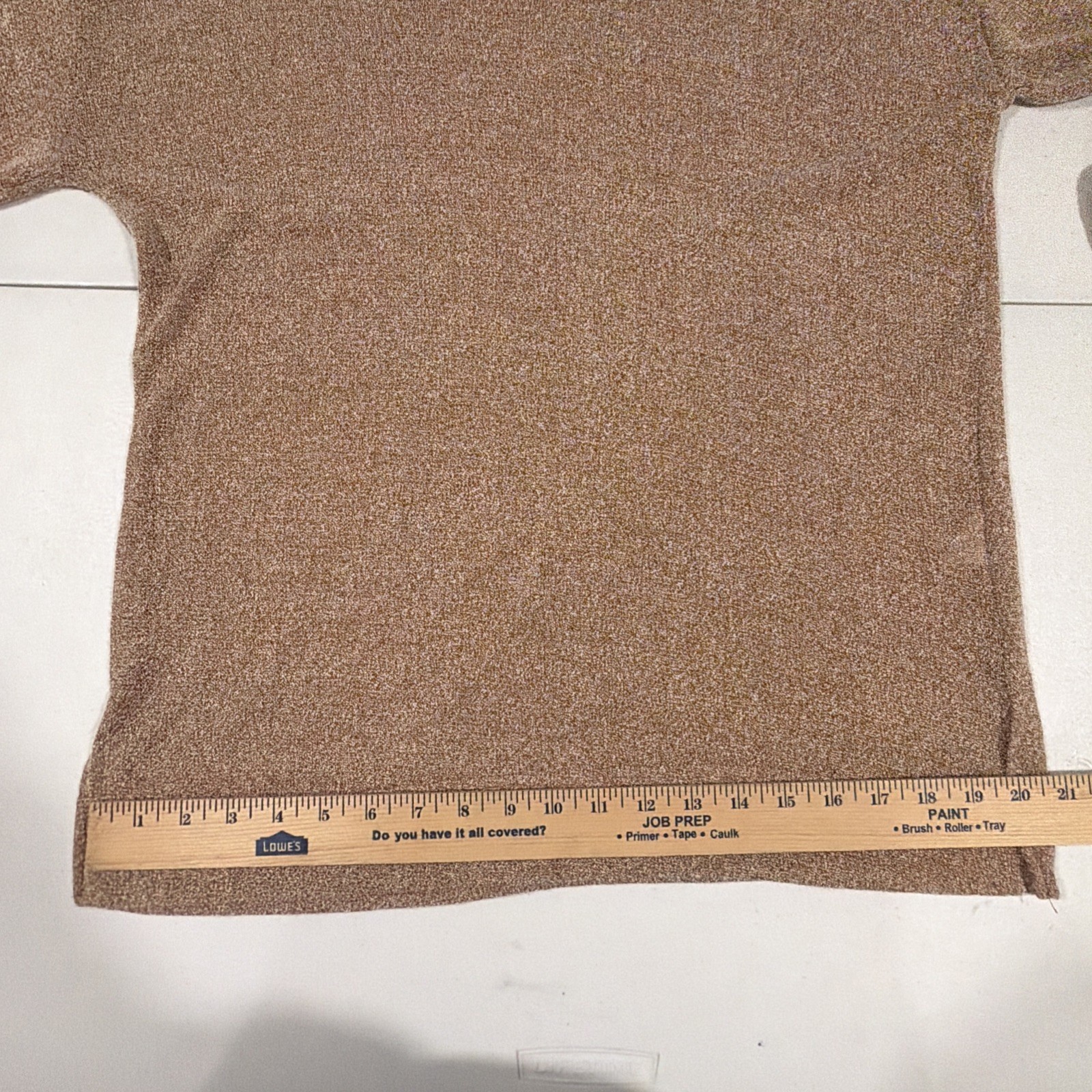JVIM Romantic Vintage Pullover Brown Mesh Women’s Size 8-10 (Korean Size 100)