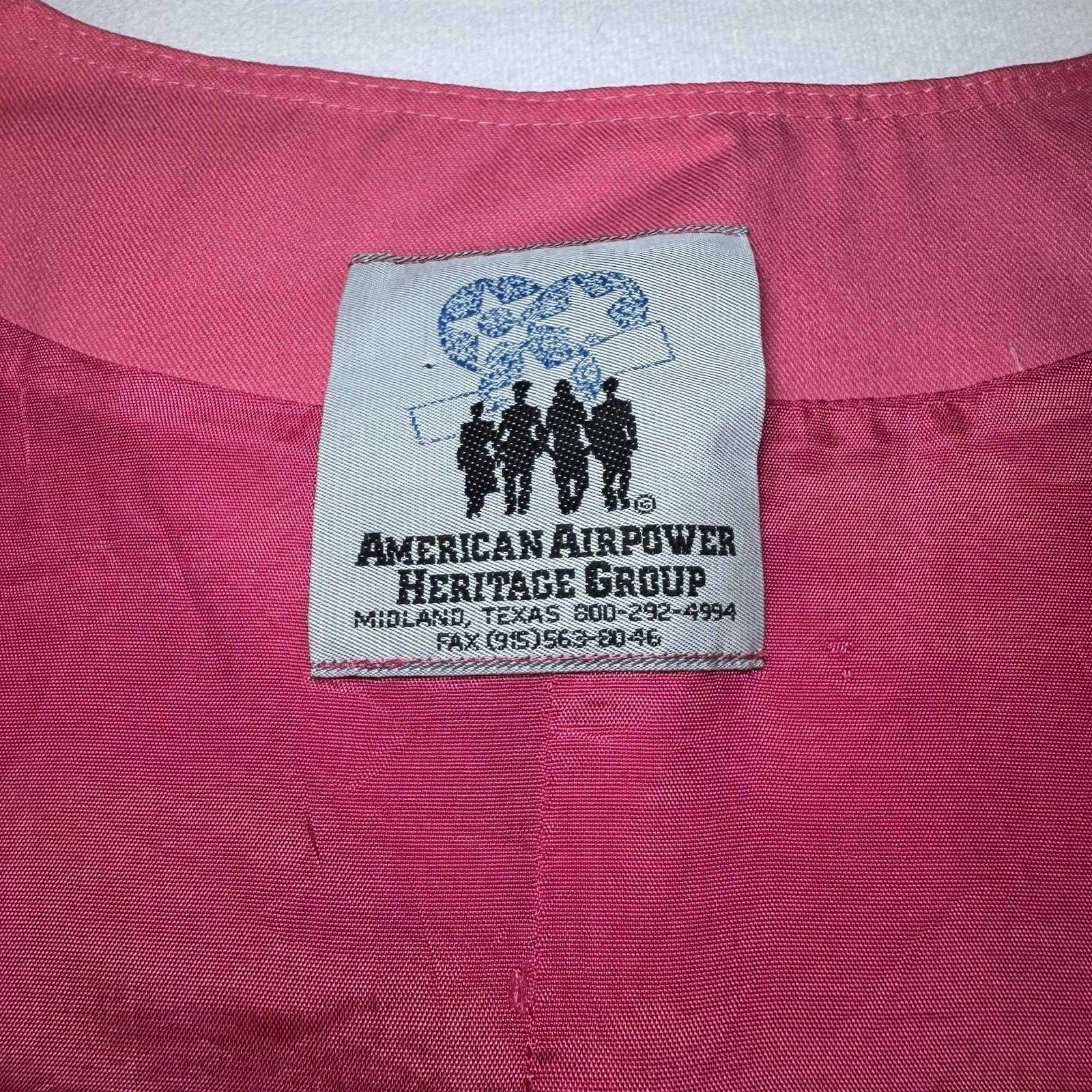 Vintage 90s SACK TIME GIRL PIN UP American Airpower Heritage Group Vest Sz Large