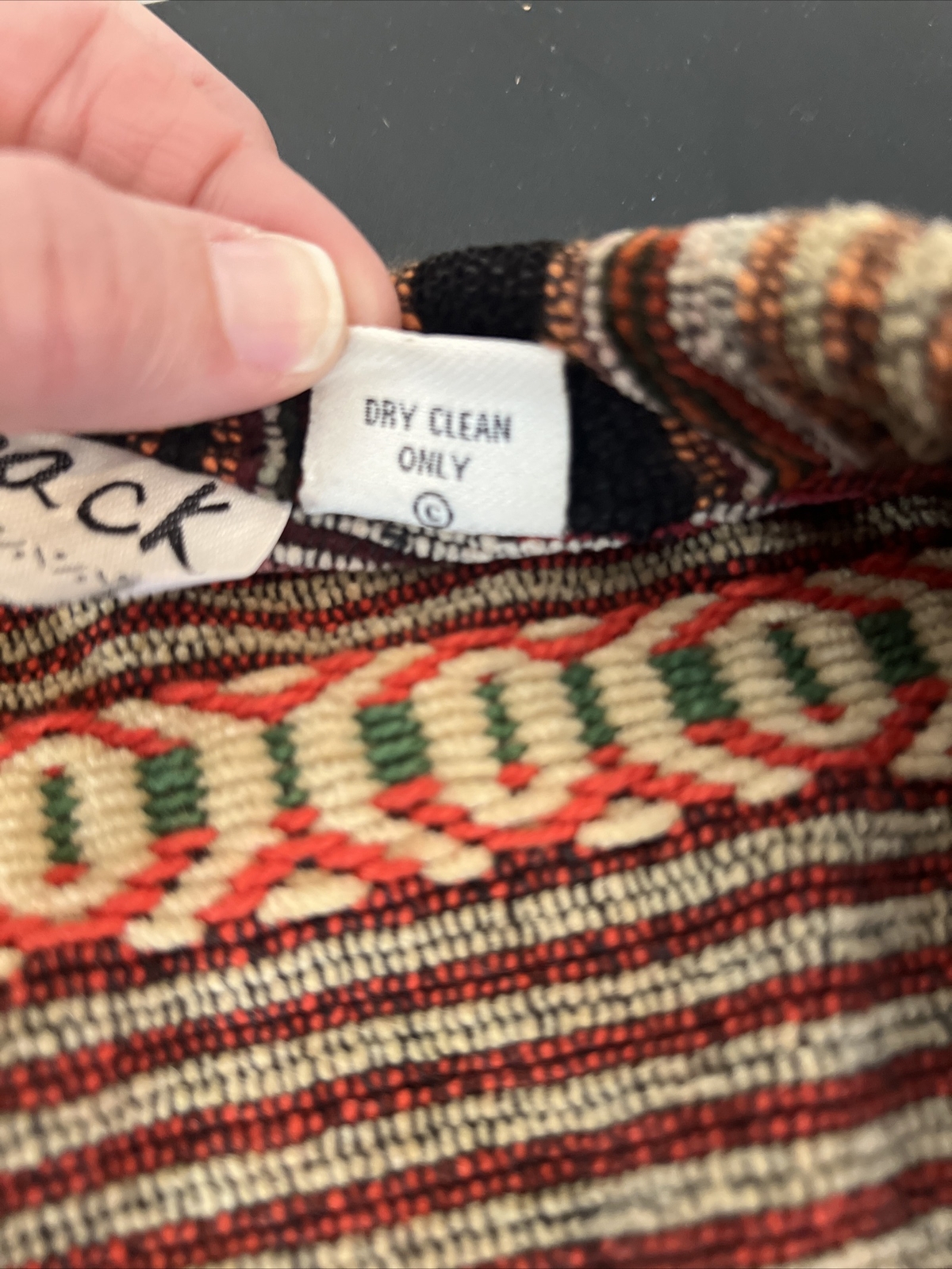 VTG 90s Flashback Cotton Aztec Boho Button Sweater Jacket Size XL Womens