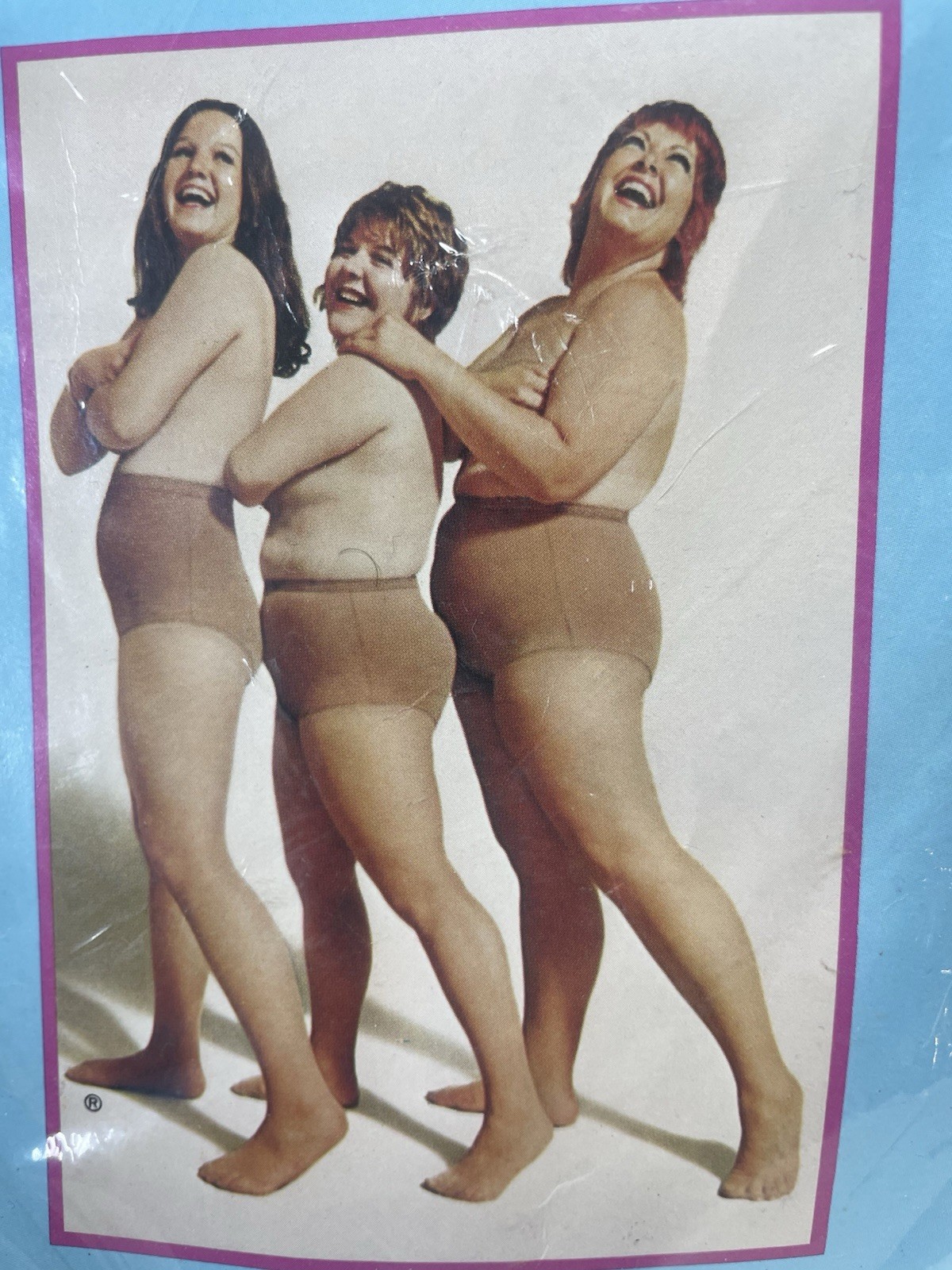 Big Mama Vintage Beigetone Pantyhose Large 5′-5’9″ 165-230lbs. 5488 New