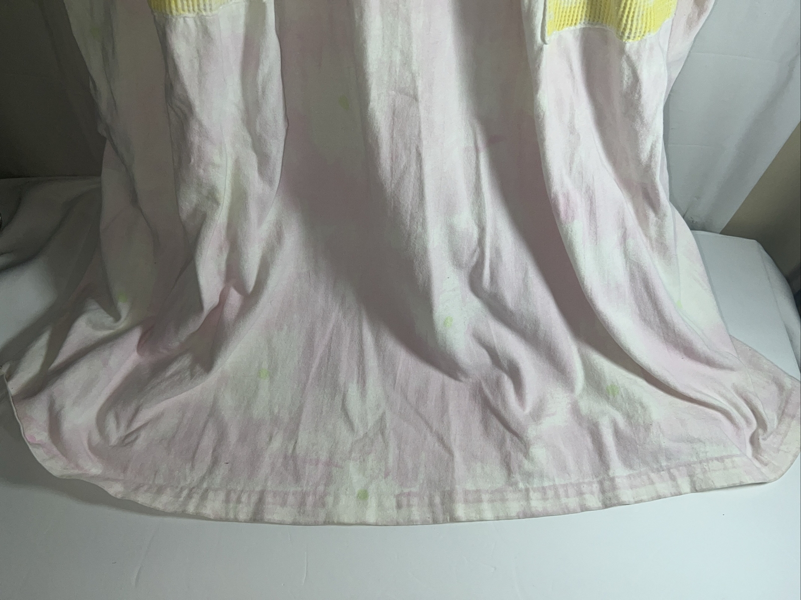 Vintage Handpainted Campers Size Large Art To Wear Colorful Cotton Sail Boat