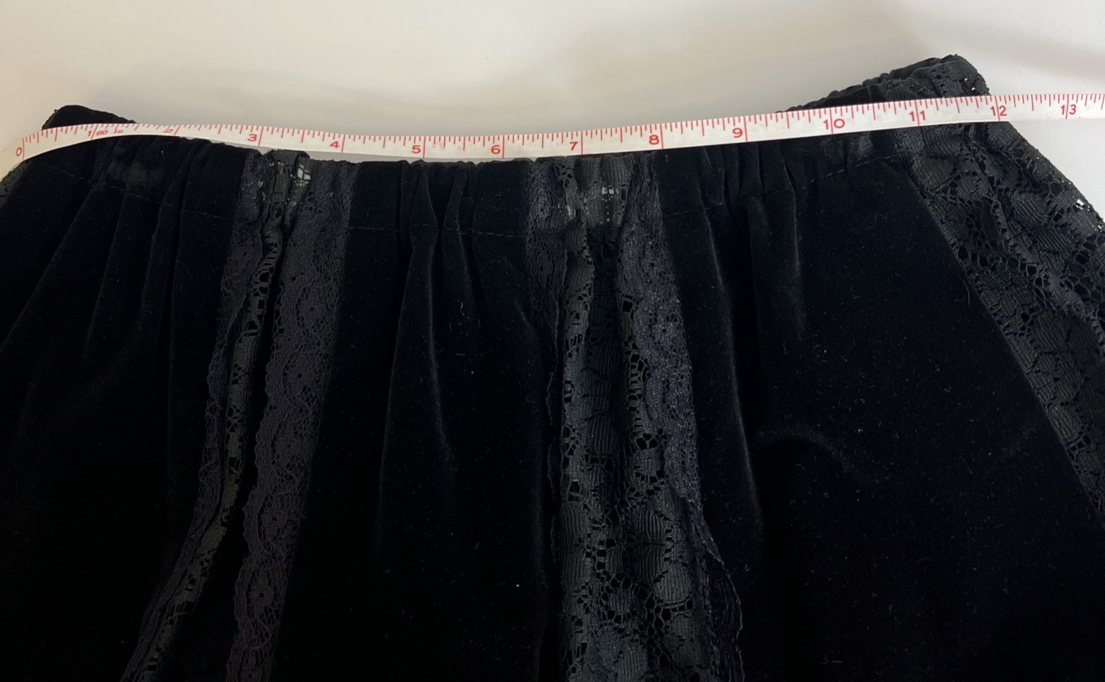 Carefree Fashions Scottsdale AZ Costume Maxi Velvet Skirt & Blouse Lace Black