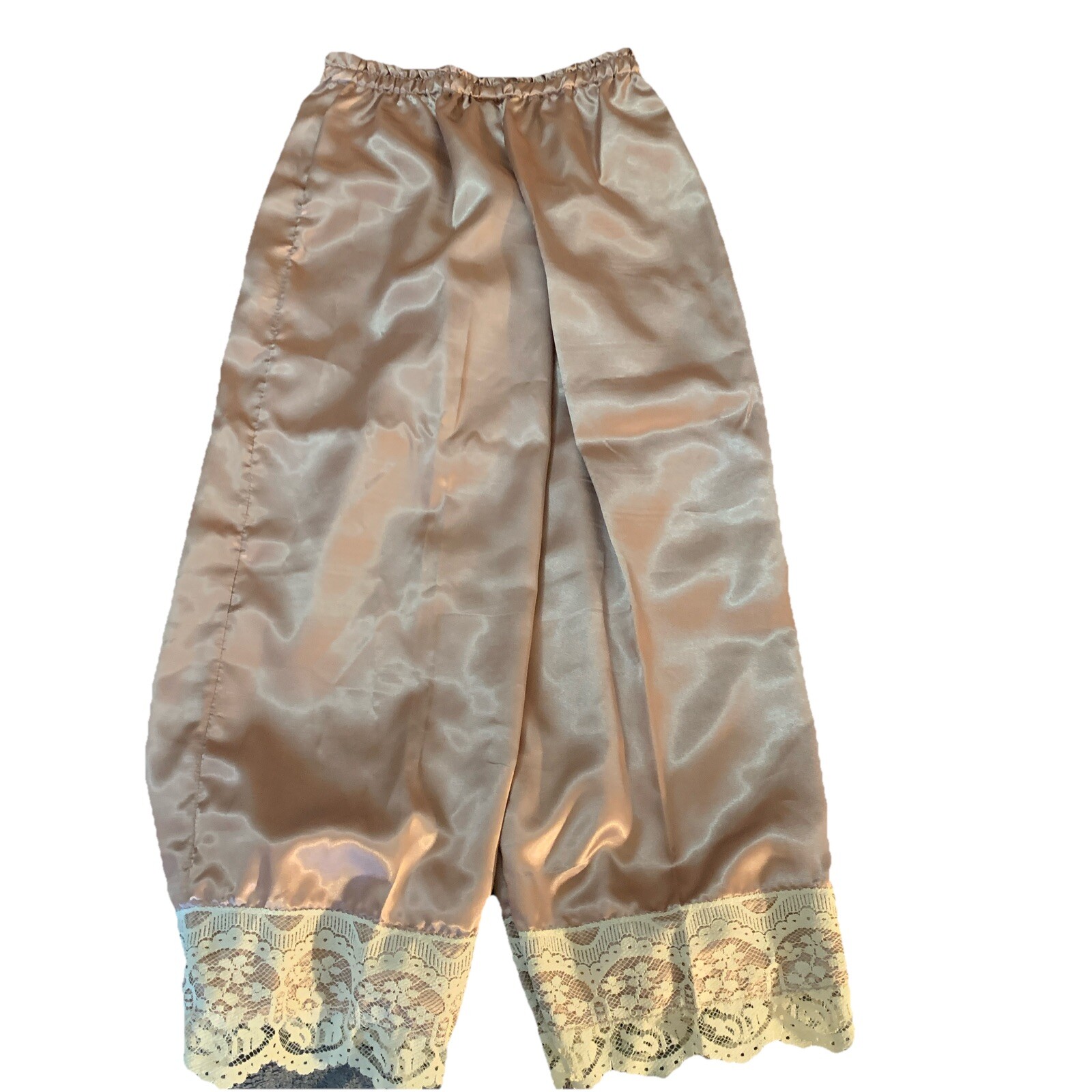 Vintage Irene Parson Bed Jacket Lounging Pant Set Size Small Satin USA