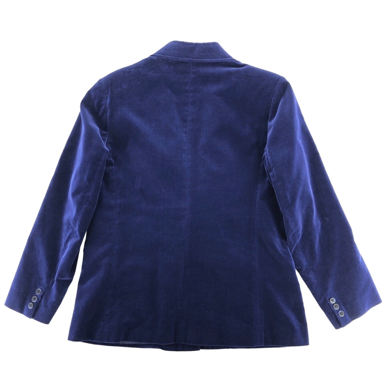 Y2K velvet blazer navy blue 2000s vintage
