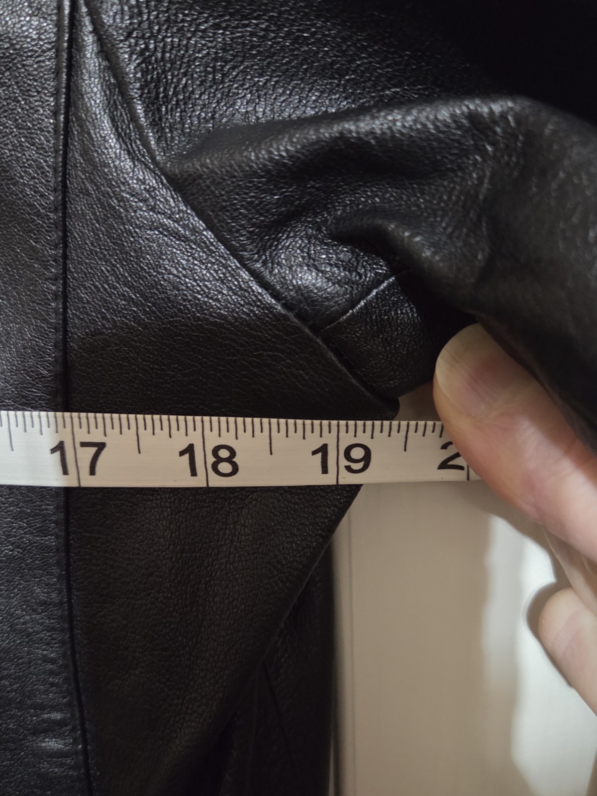 Jacquelin Ferrer Lined Genuine Lambskin Jacket Size Large