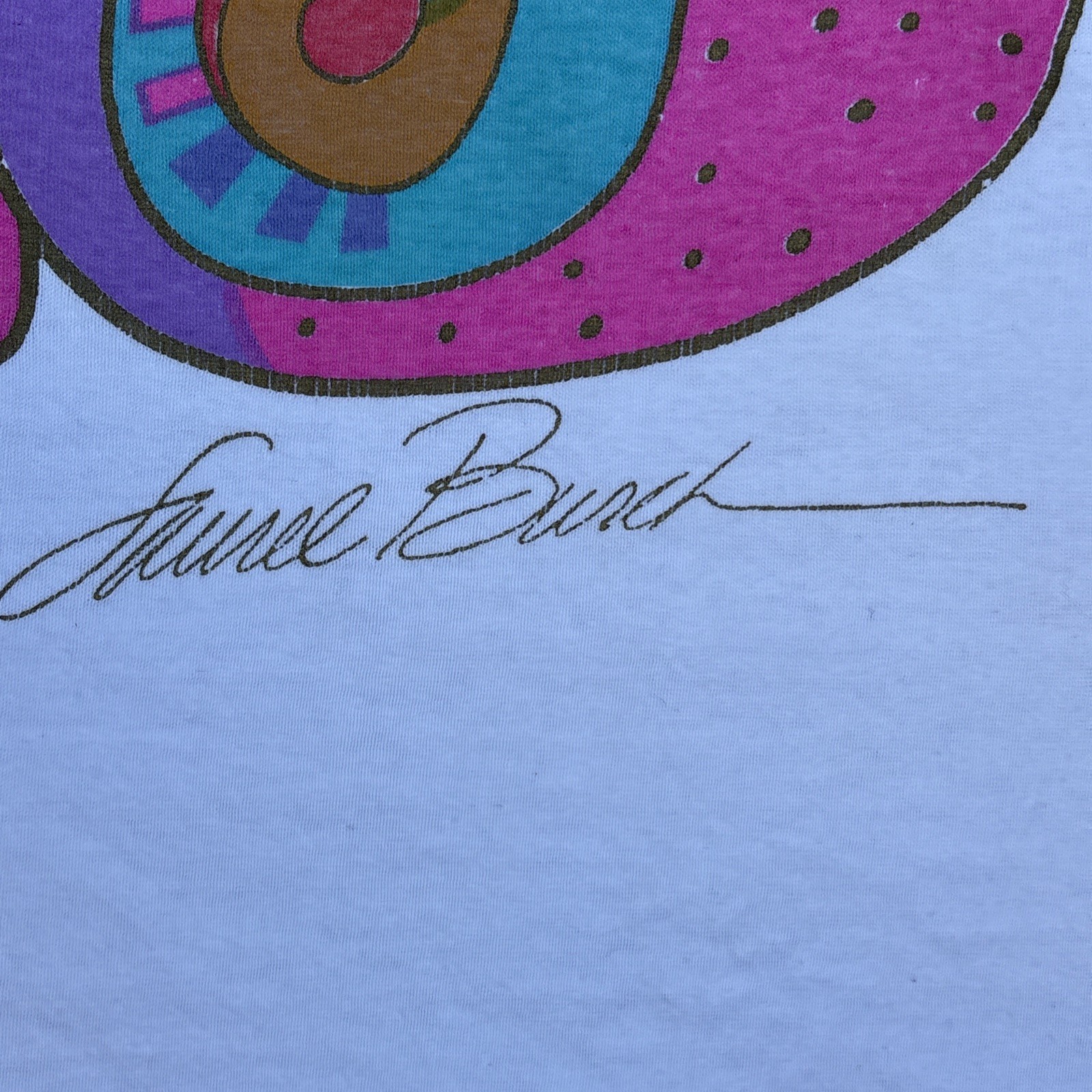 Rainbow Cat Cousins Laurel Burch Graphic Kittens Art Vintage USA 80s 90s T-Shirt