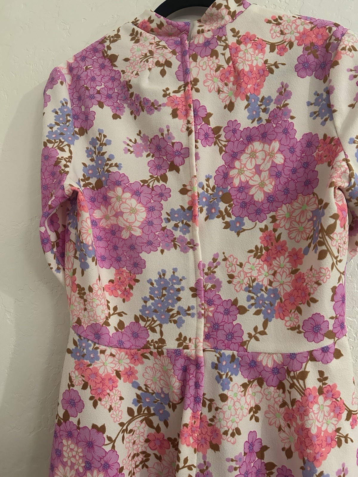 Vintage It’s Better Floral Print Retro 60s 70s Dress