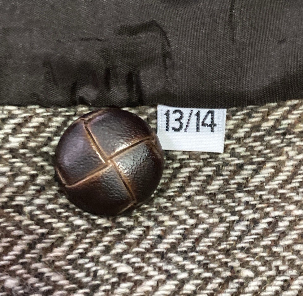 VTG International Scene Wool & Suede Patchwork Sport Coat Women’s size 13/14
